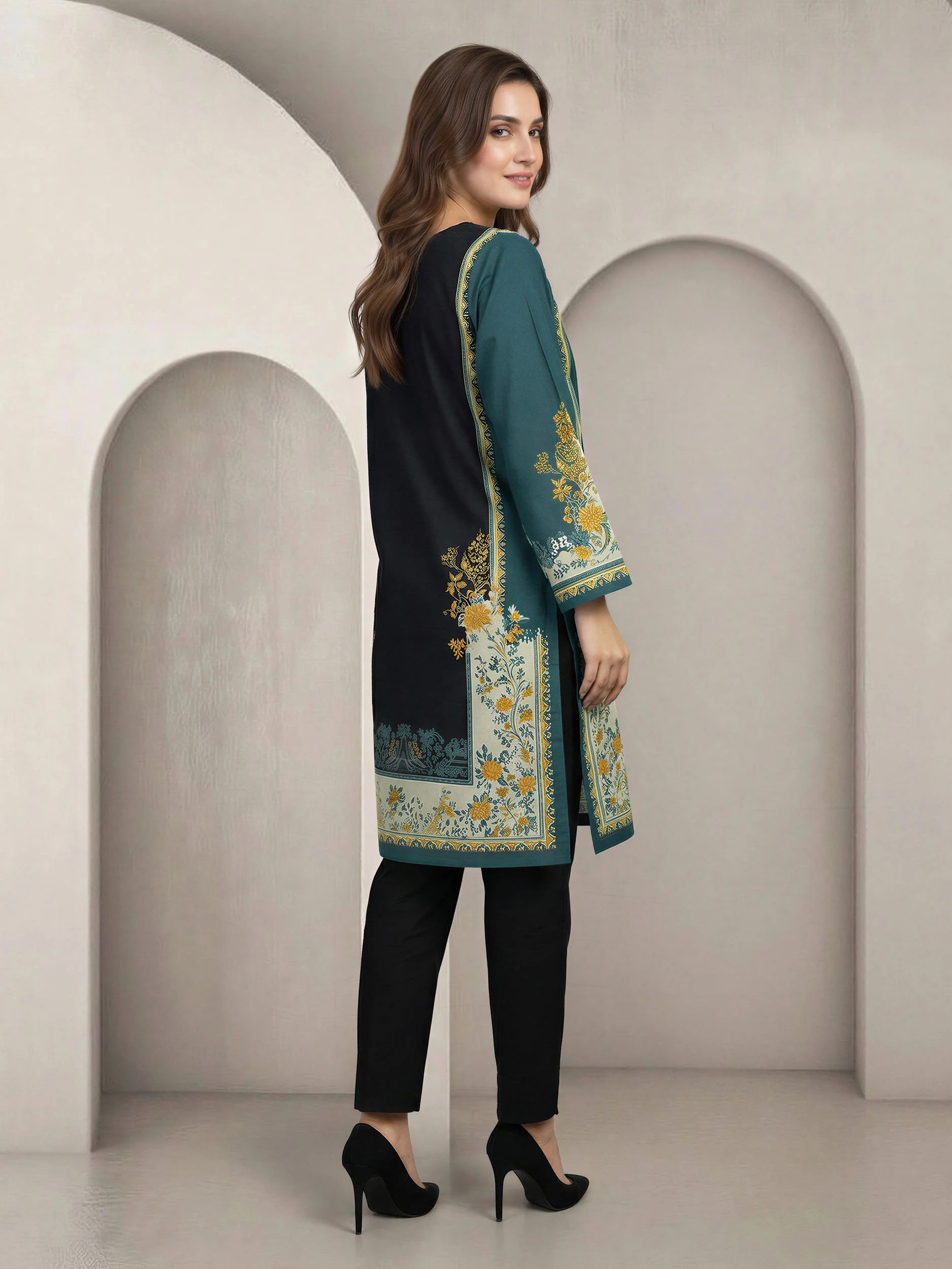 Lawn Shirt- Printed (Unstitched) - Image 2