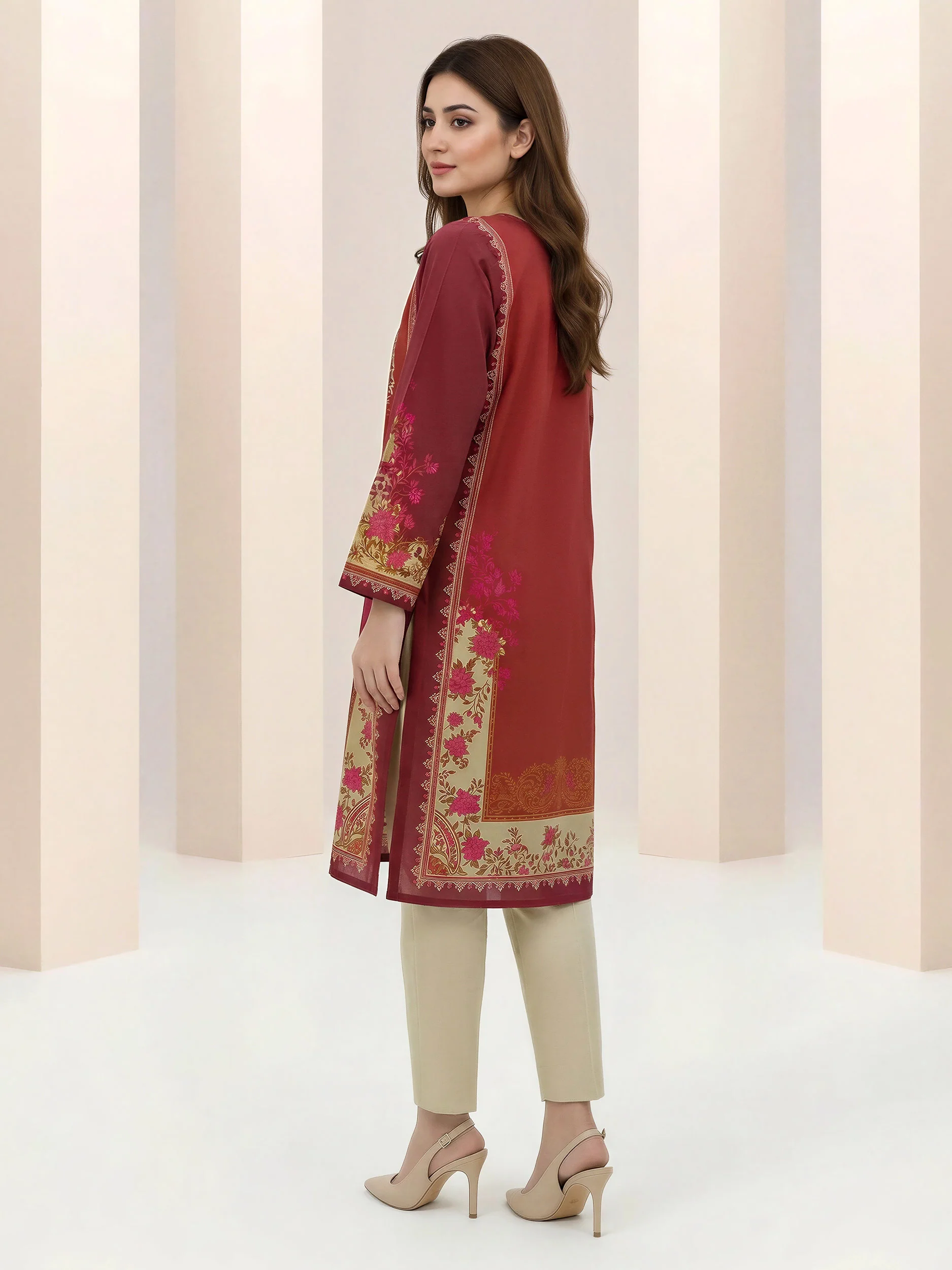 Lawn Shirt- Printed (Unstitched) - Image 2