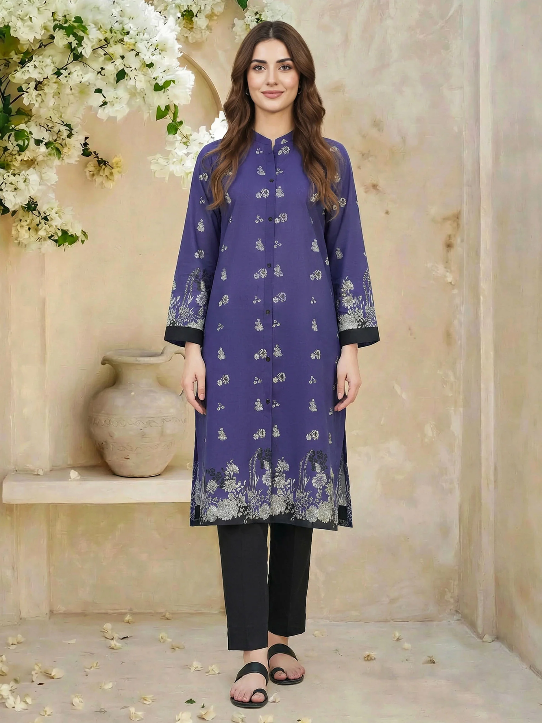 Lawn Shirt (Unstitched) - Image 2