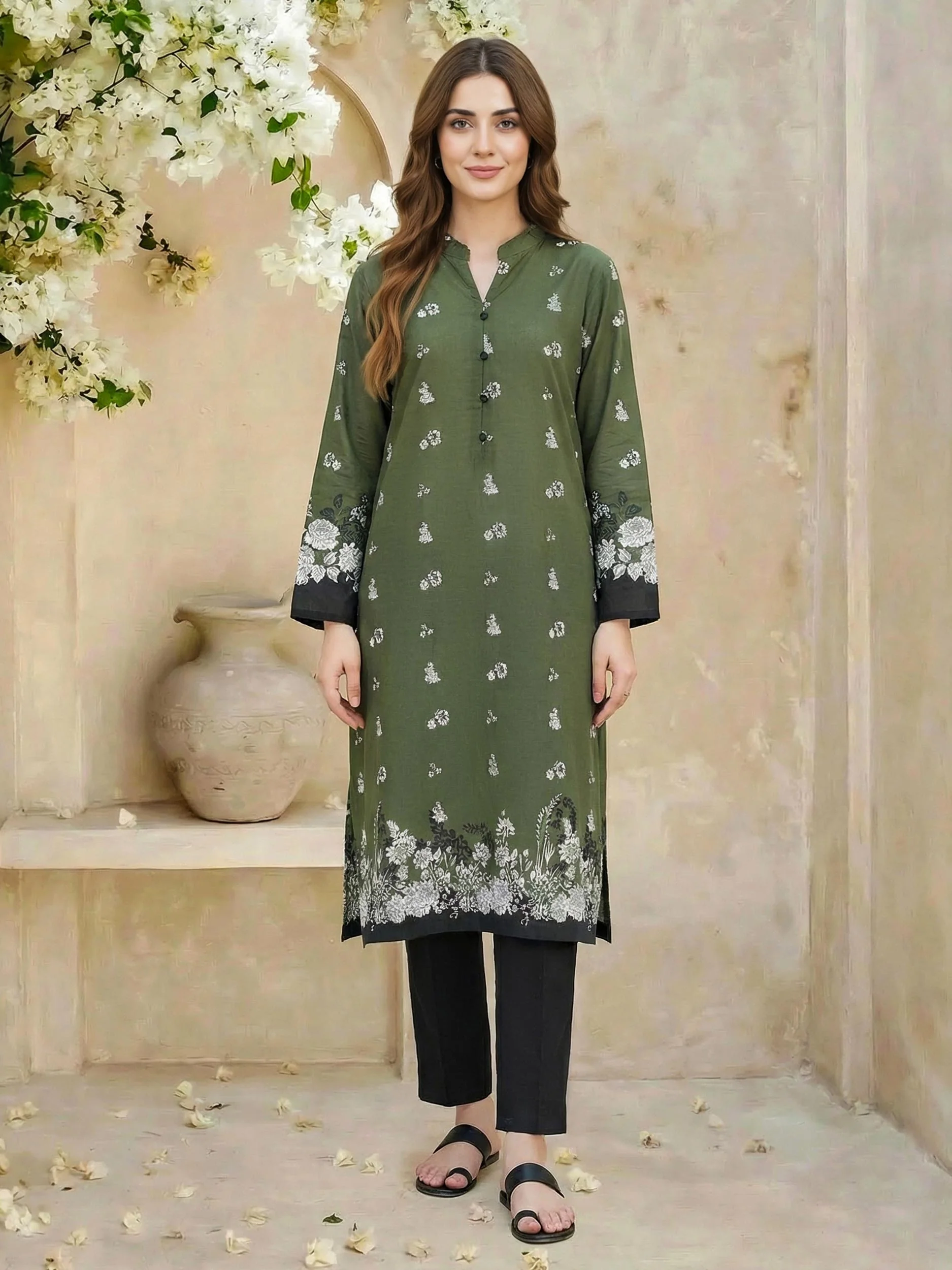 Lawn Shirt (Unstitched) - Image 2
