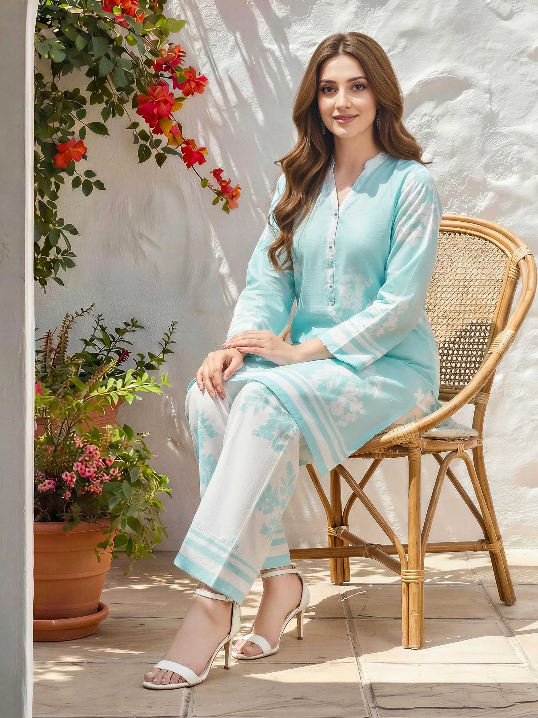 2 Piece Lawn Suit (Unstitched) - Image 3
