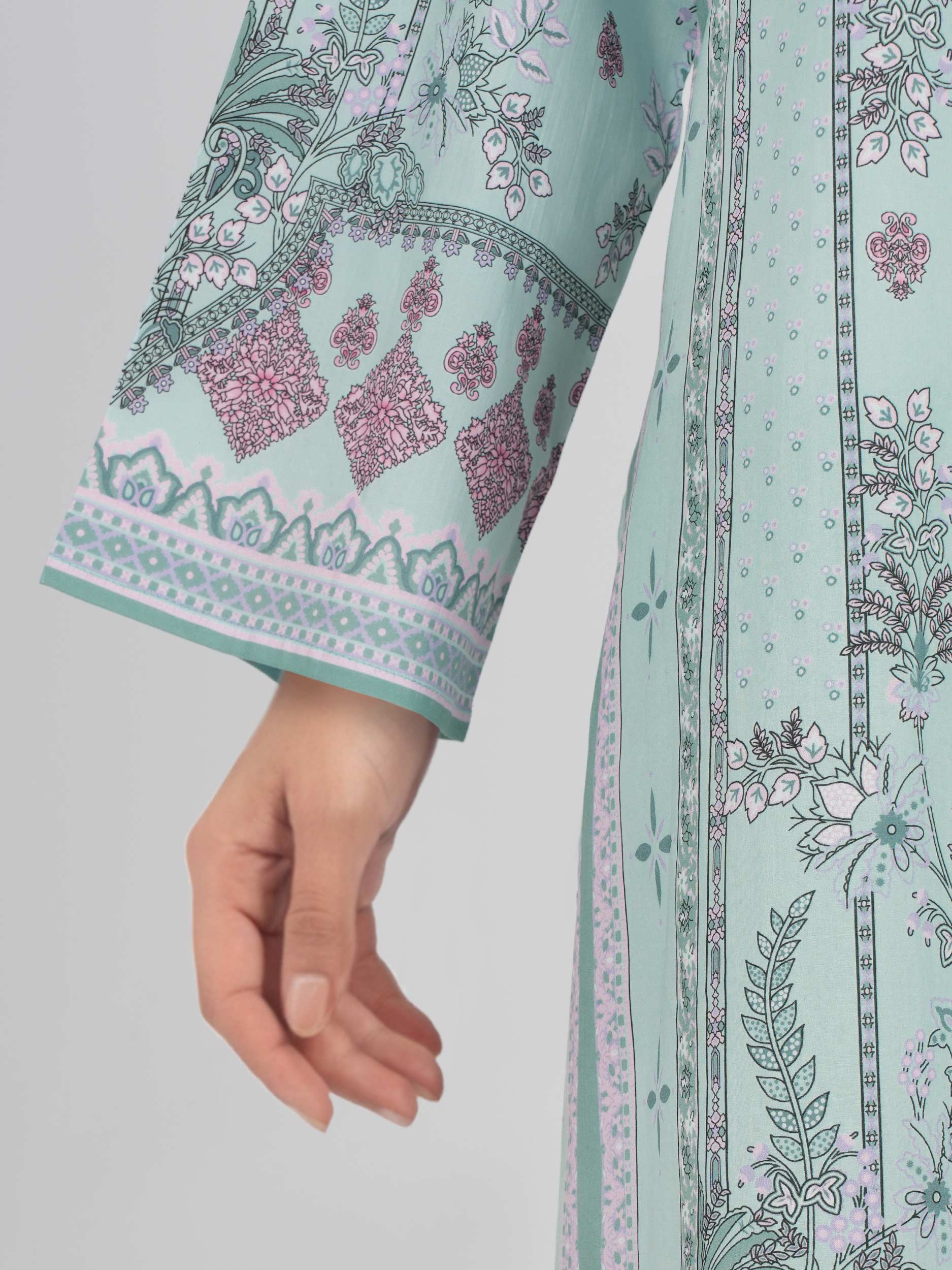 2 Piece Lawn Suit (Unstitched) - Image 5