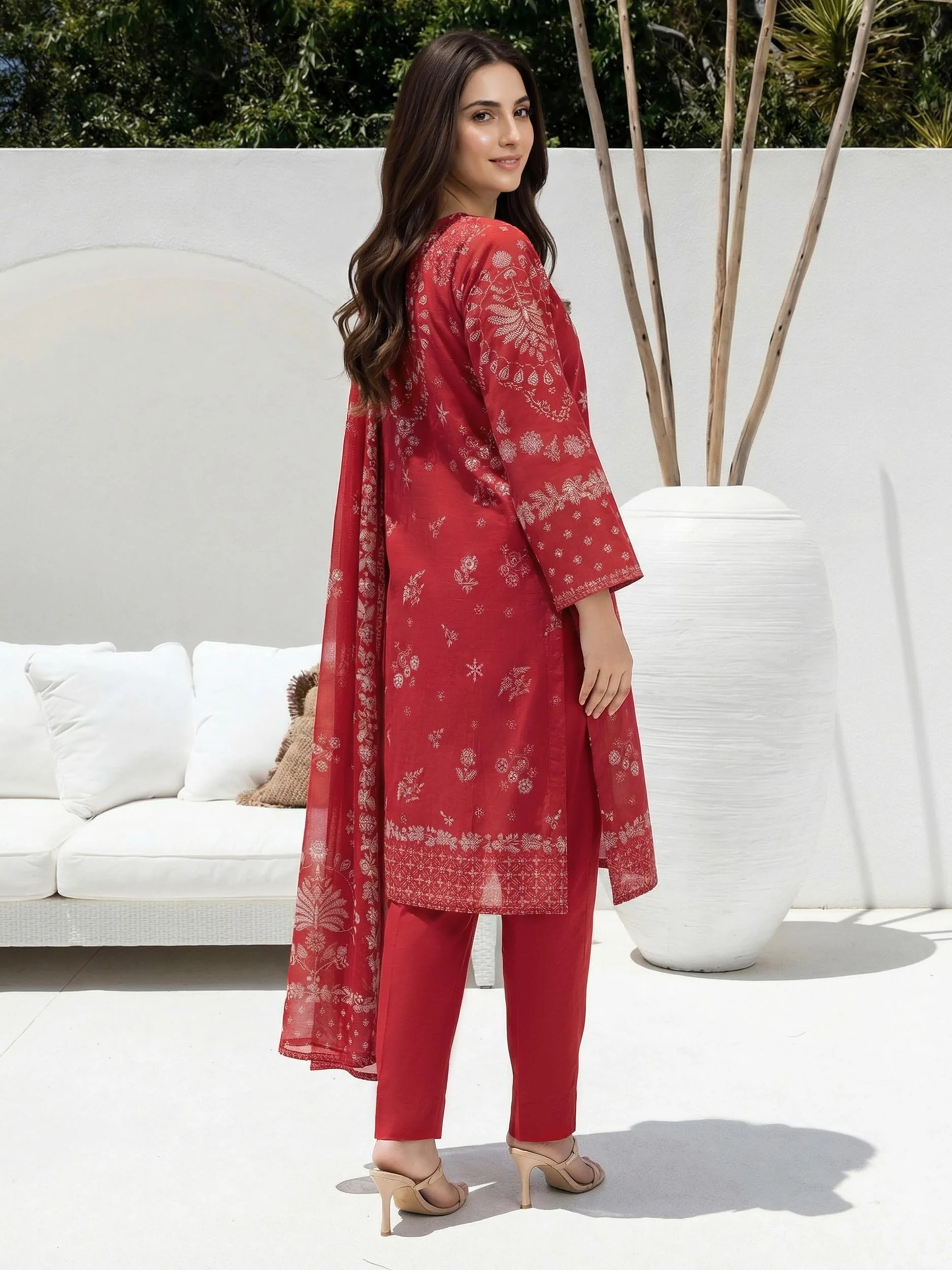 3 Piece Lawn Suit (Unstitched) - Image 3