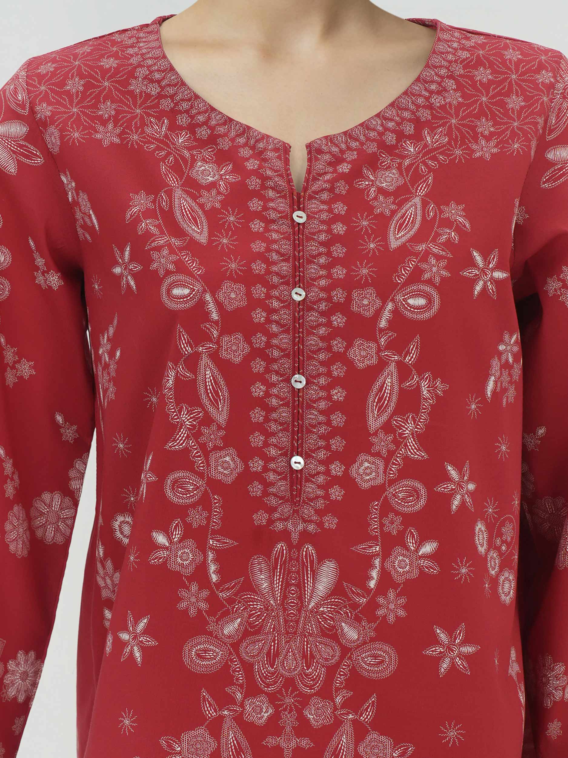 3 Piece Lawn Suit (Unstitched) - Image 4