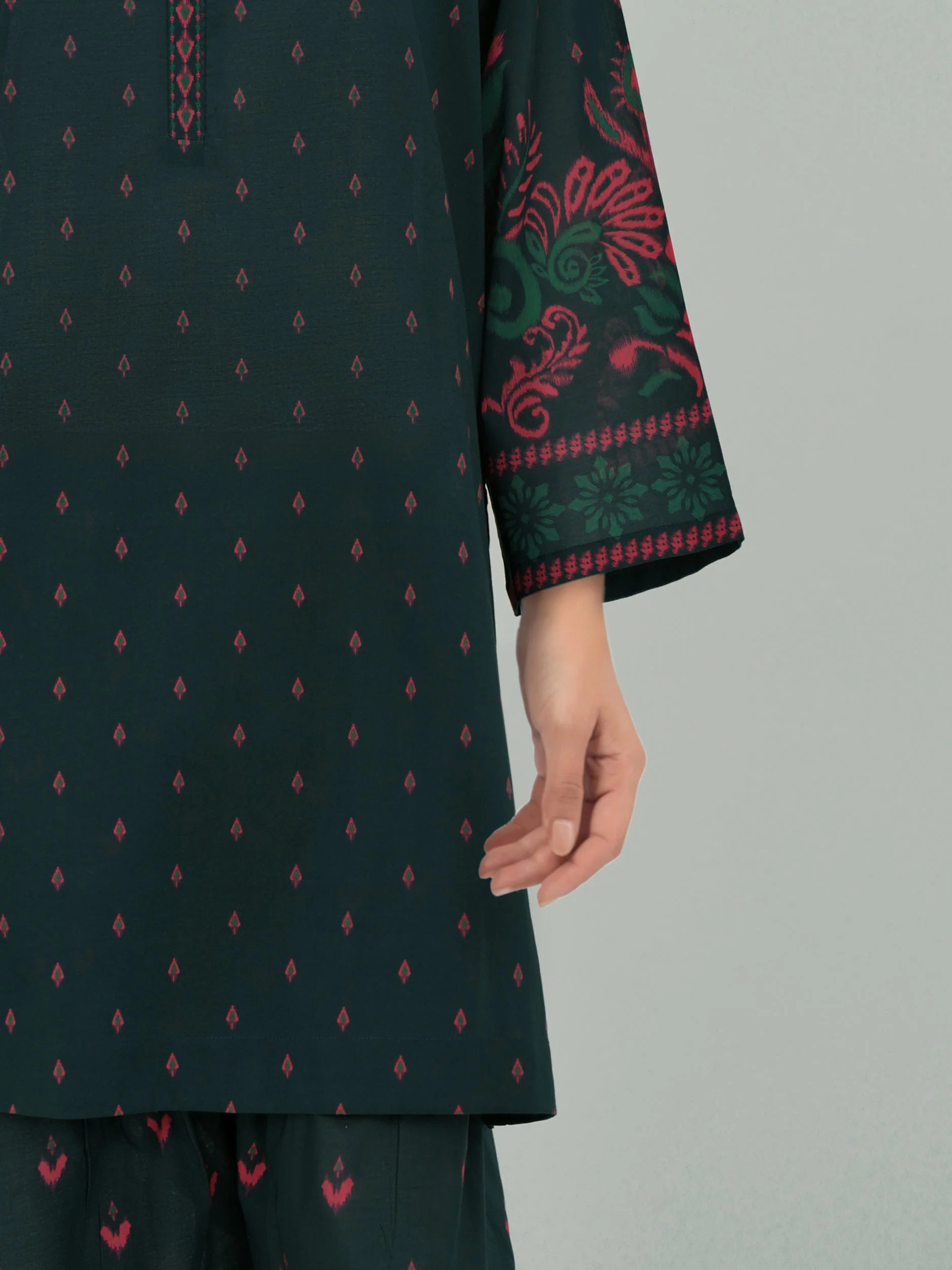 2 Piece Lawn Suit -Printed (Unstitched) - Image 5