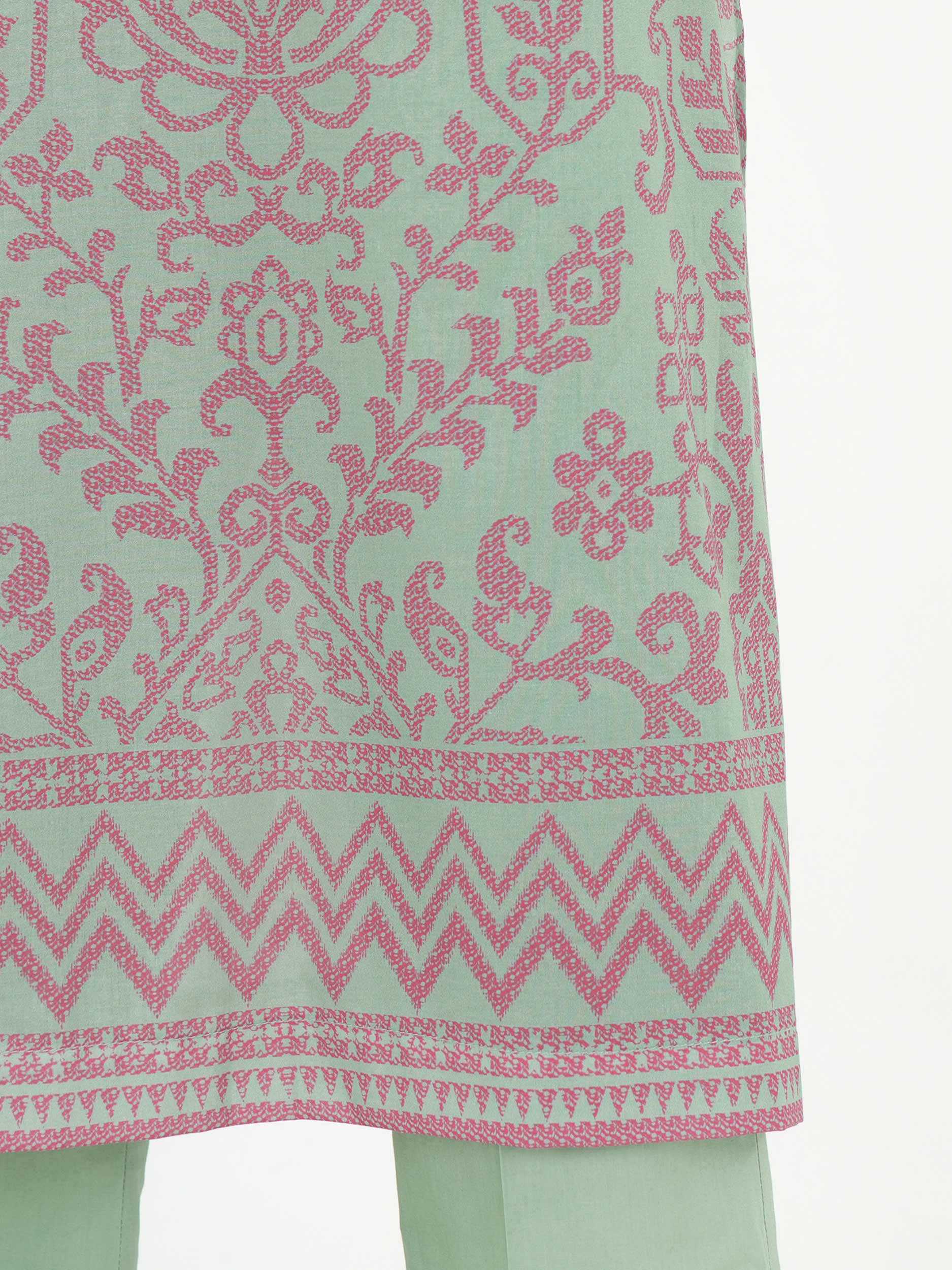 3 Piece Lawn Suit (Unstitched) - Image 5