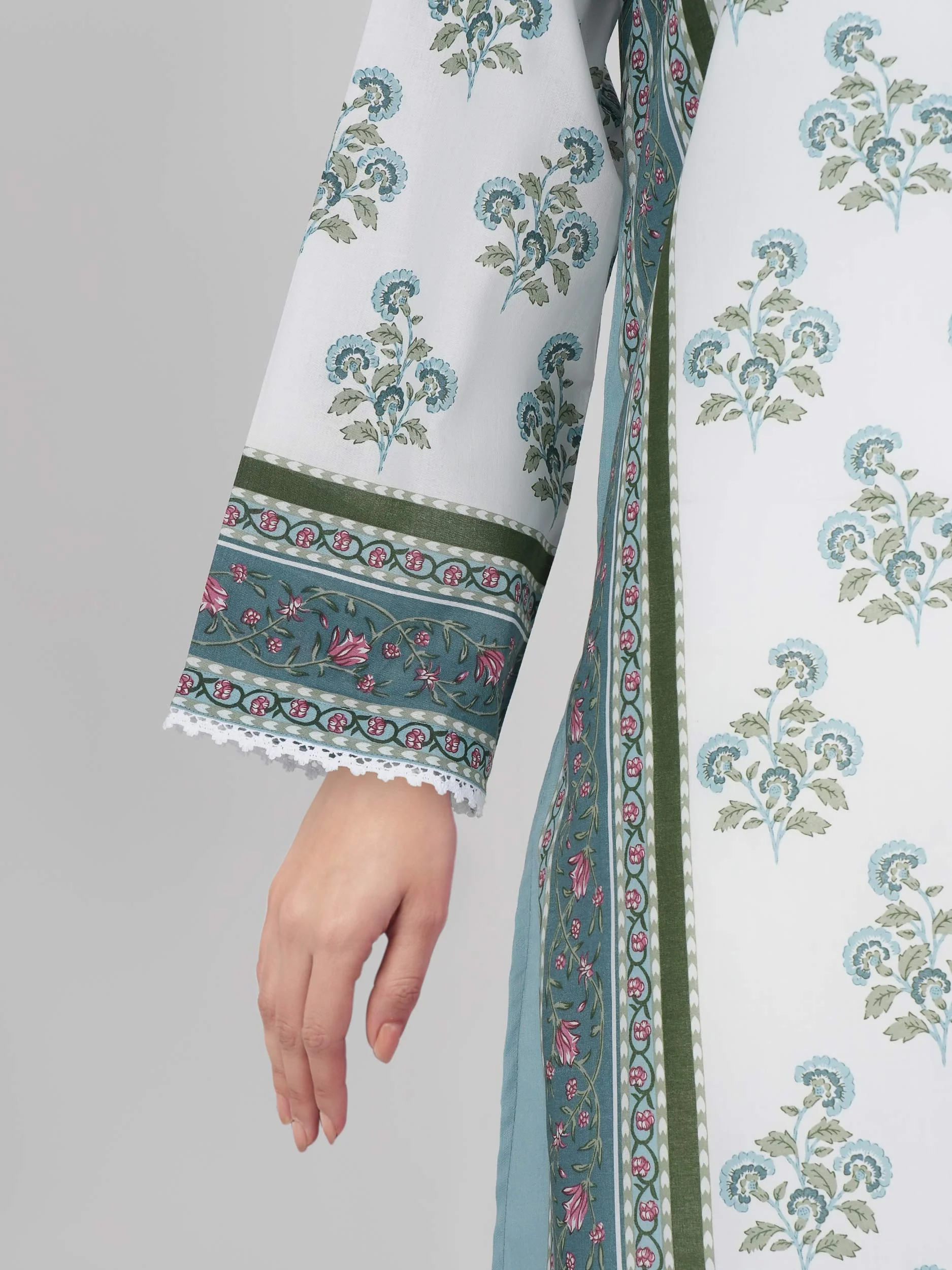 2 Piece Lawn Suit (Unstitched) - Image 5