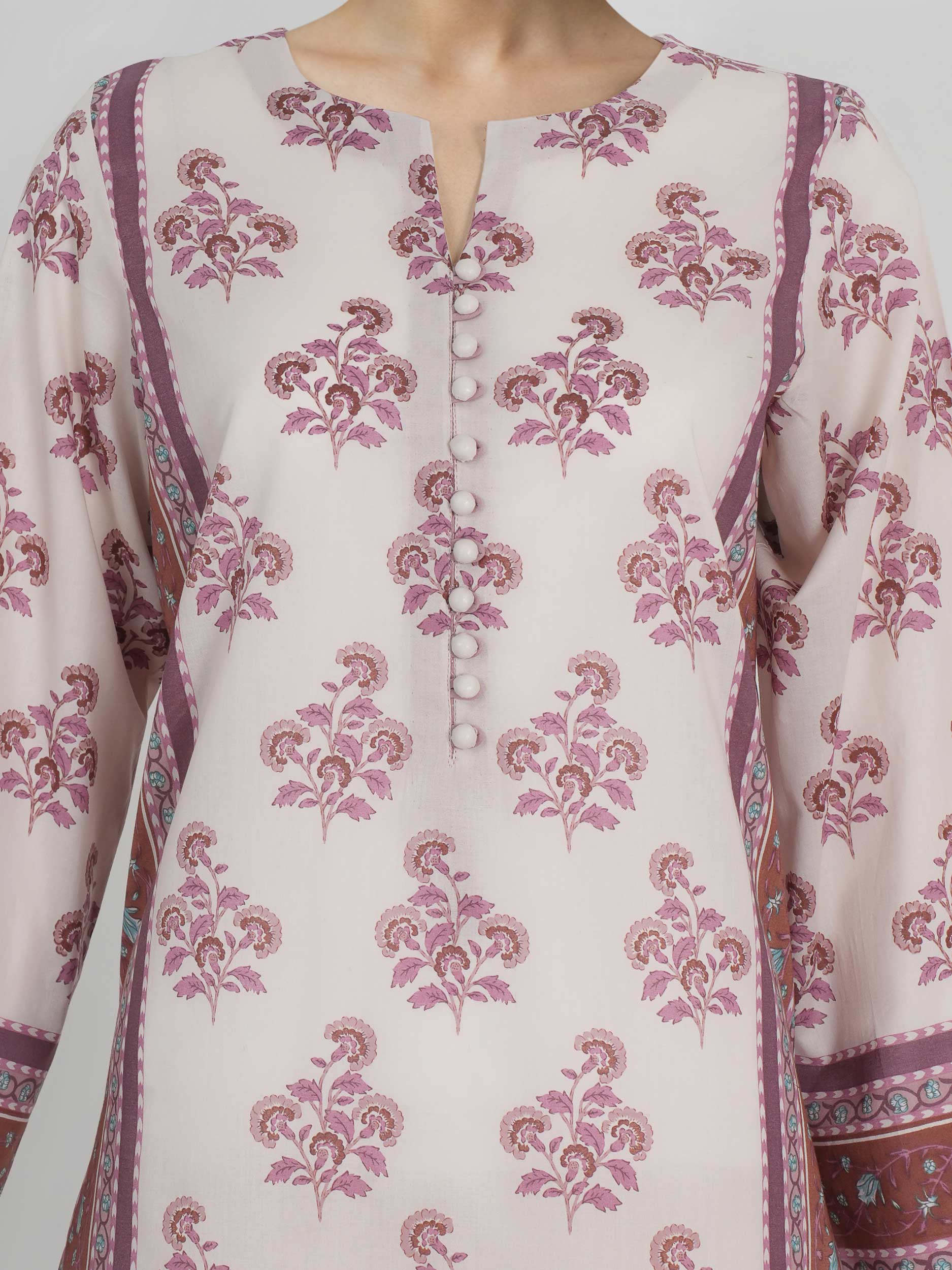 2 Piece Lawn Suit (Unstitched) - Image 3