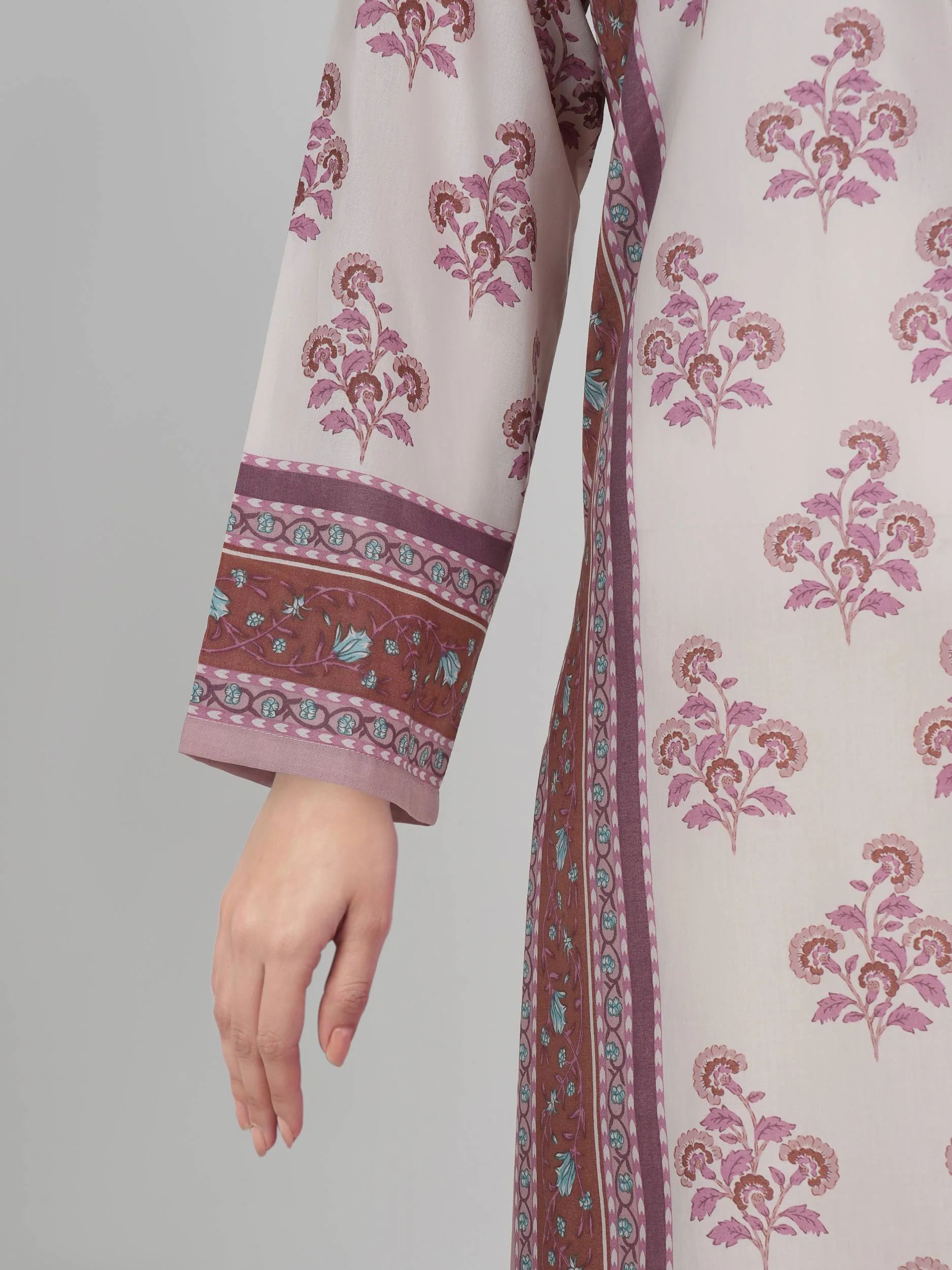 2 Piece Lawn Suit (Unstitched) - Image 4