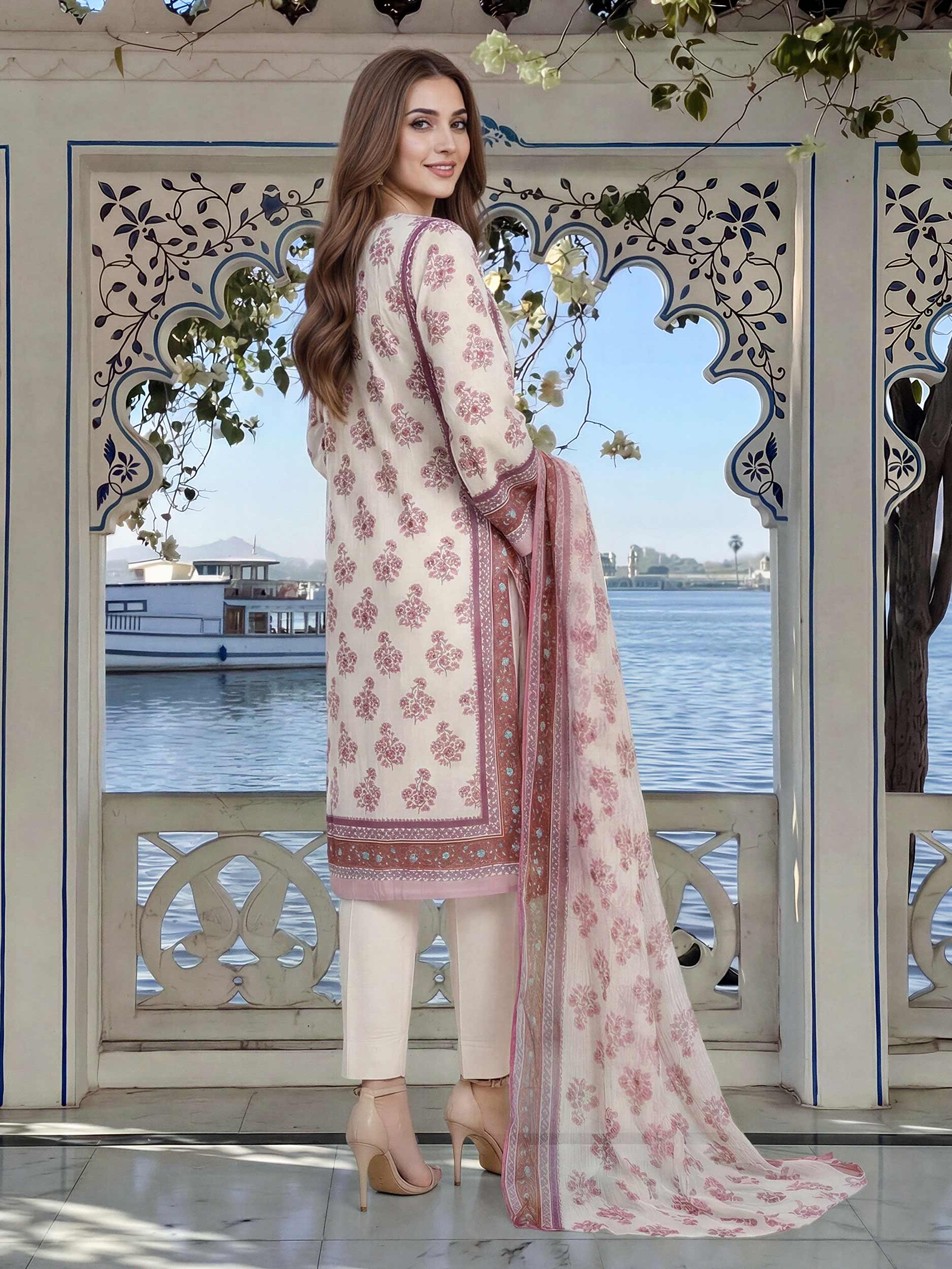 2 Piece Lawn Suit (Unstitched) - Image 5
