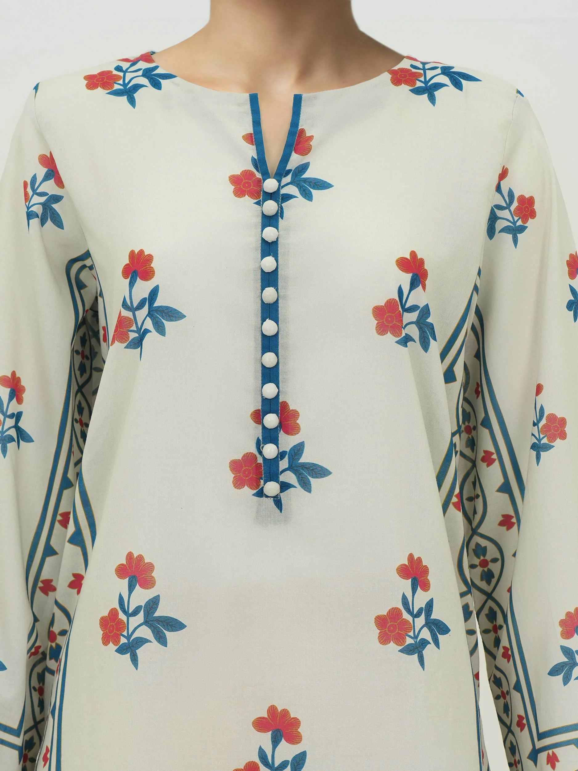 Lawn Slub Shirt (Unstitched) - Image 4