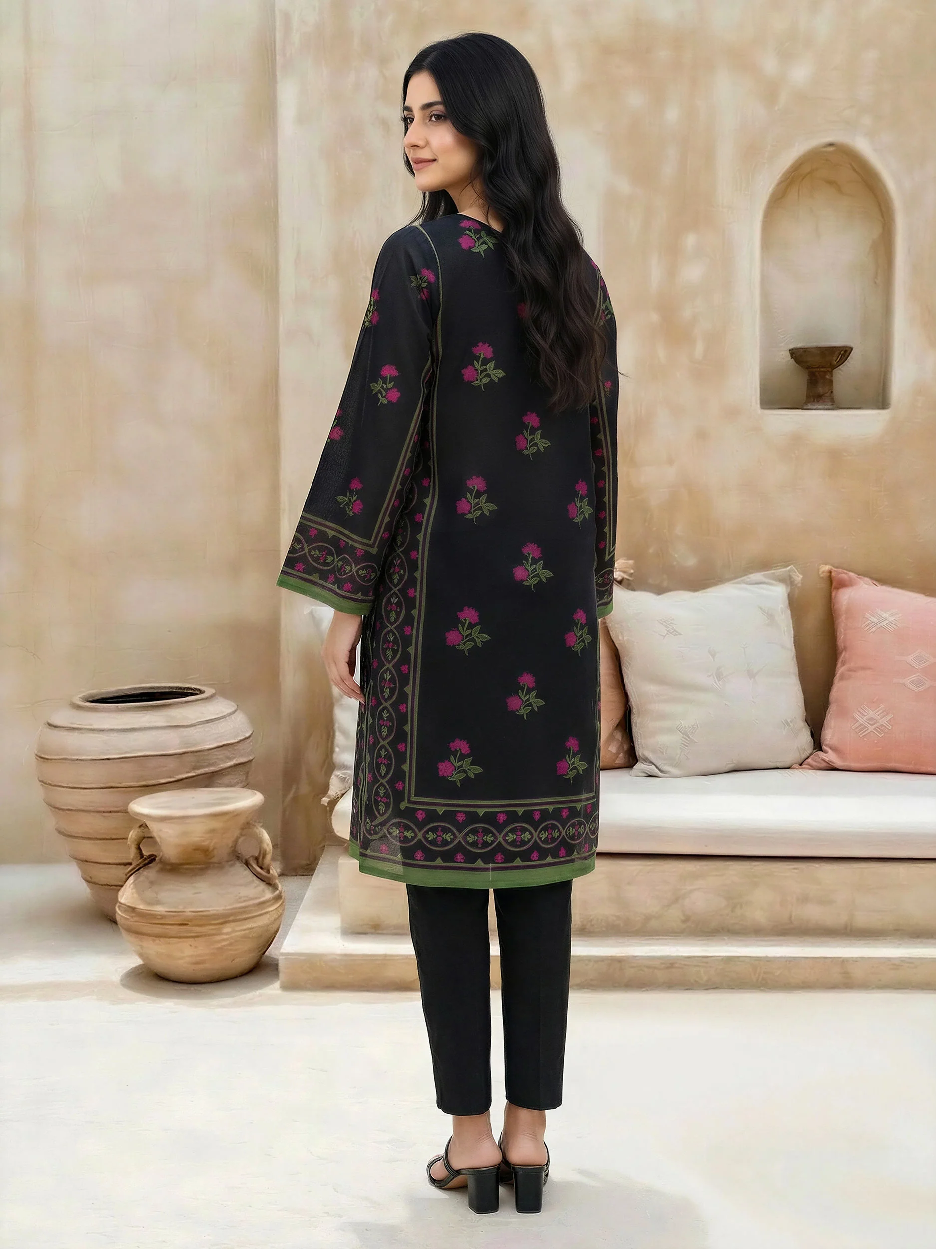 Lawn Slub Shirt (Unstitched) - Image 3