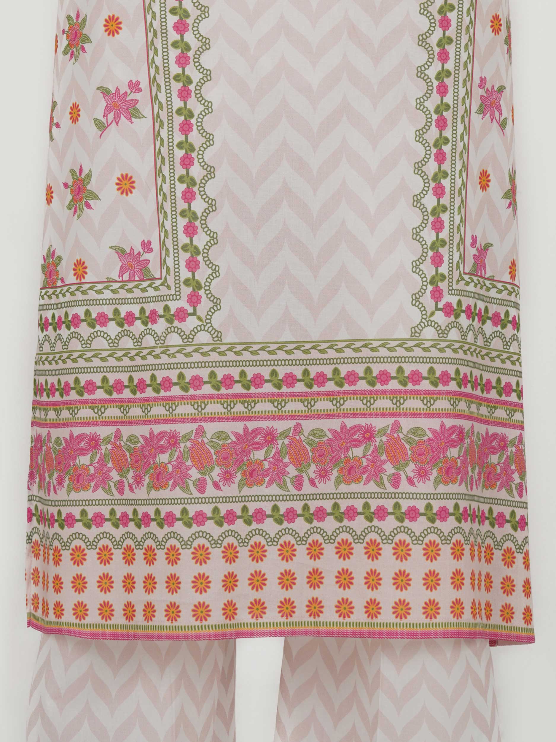 3 Piece Lawn Suit- Printed (Unstitched) - Image 5