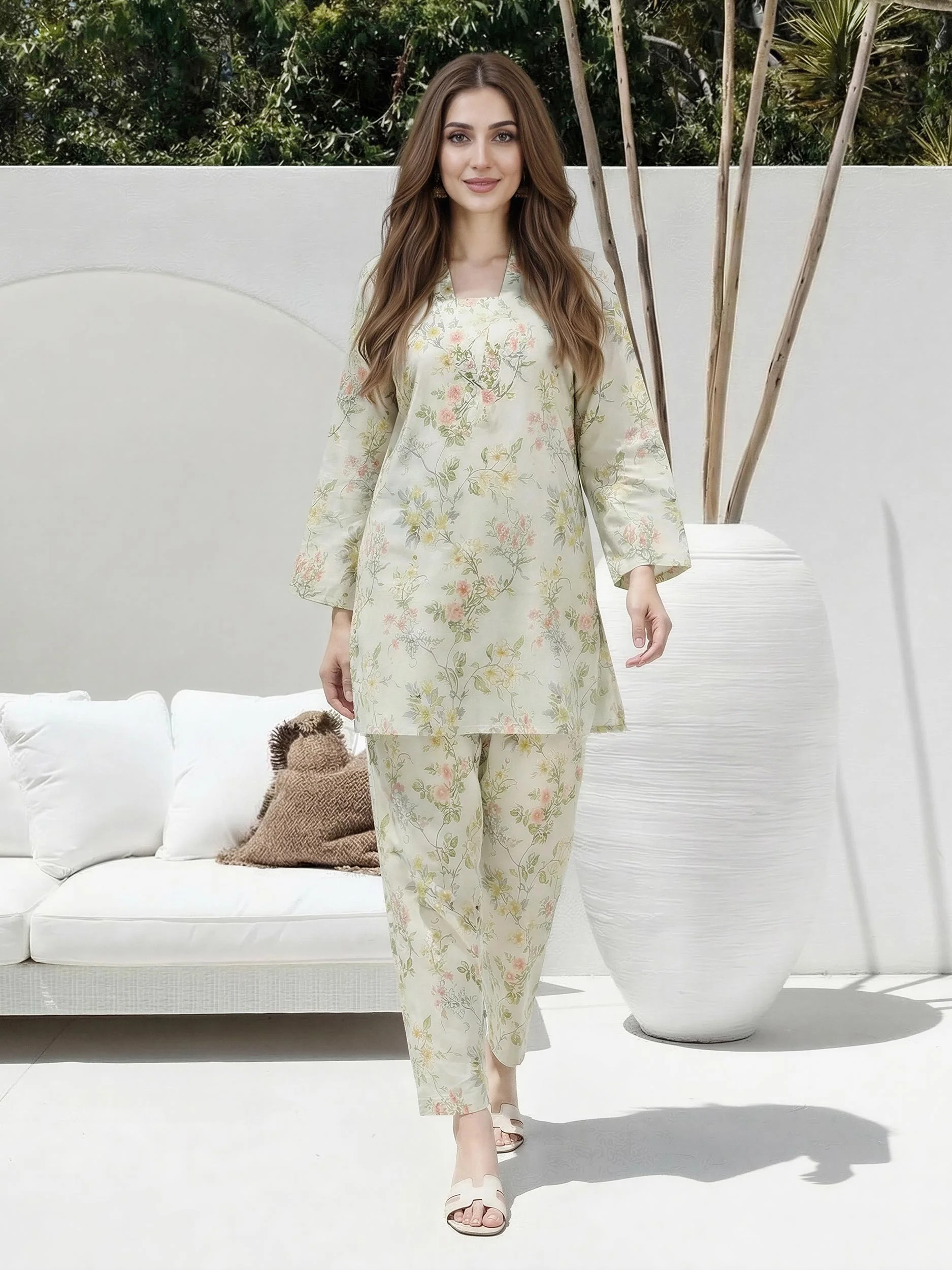 Lawn Shirt (Unstitched) - Image 2