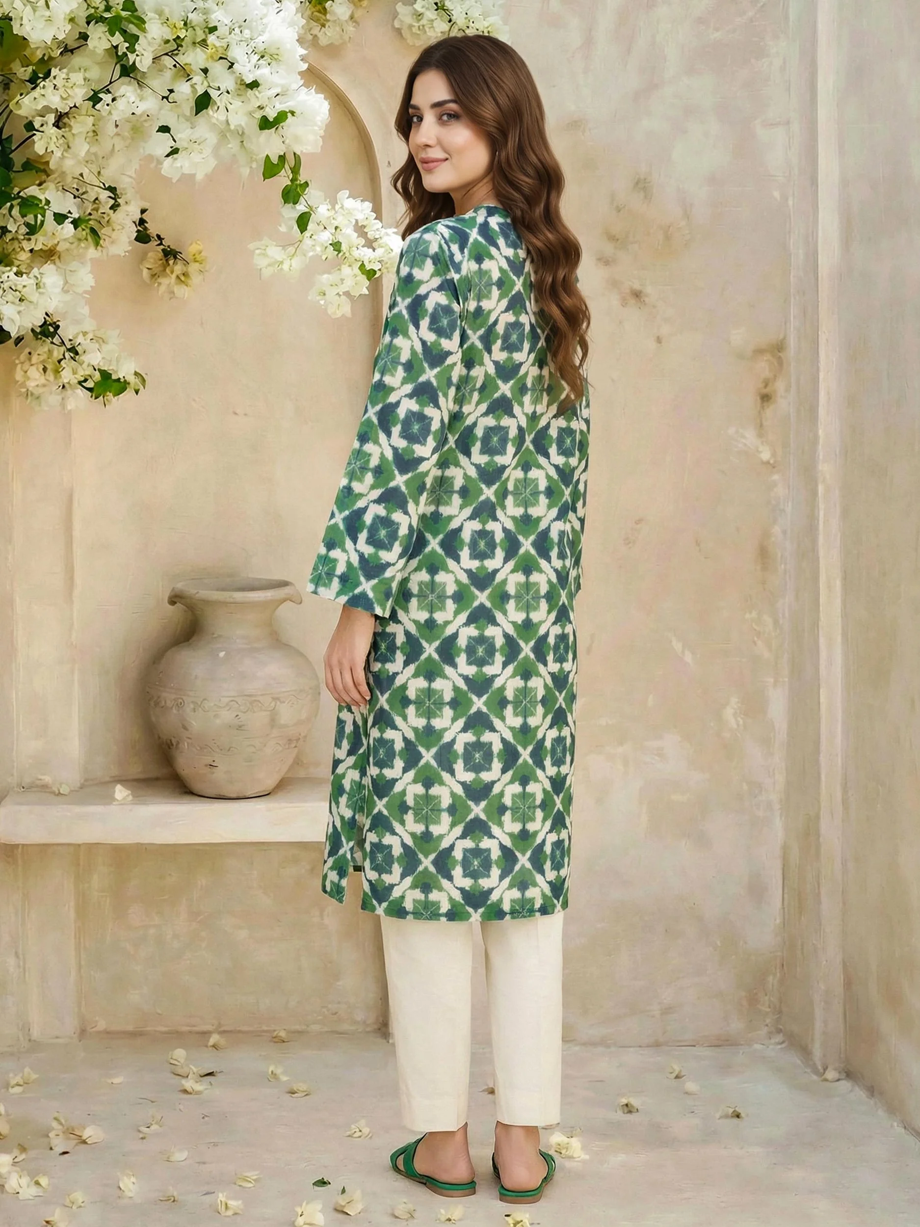 Lawn Suit- Printed (Unstitched) - Image 3