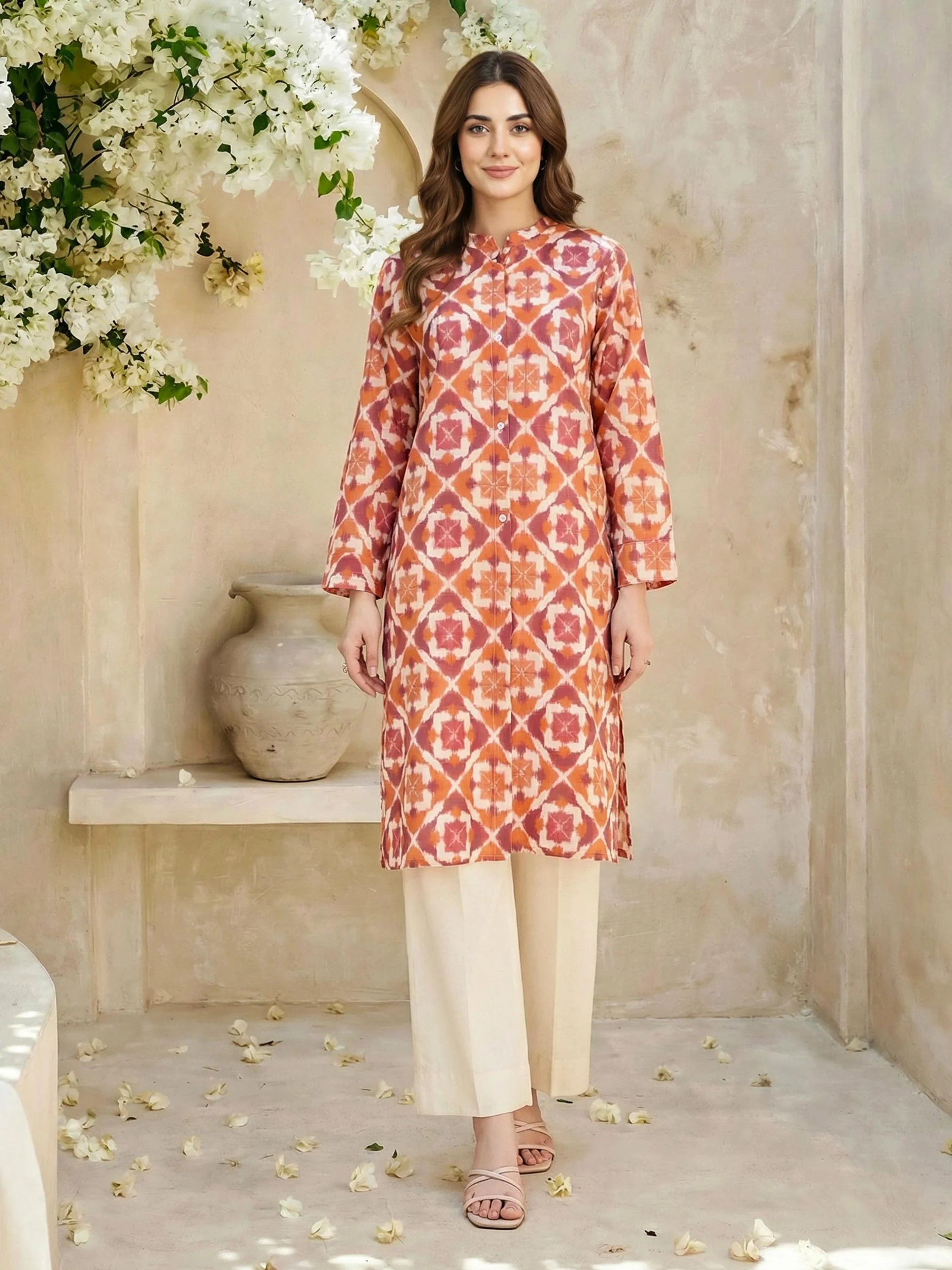 Lawn Suit- Printed (Unstitched) - Image 3