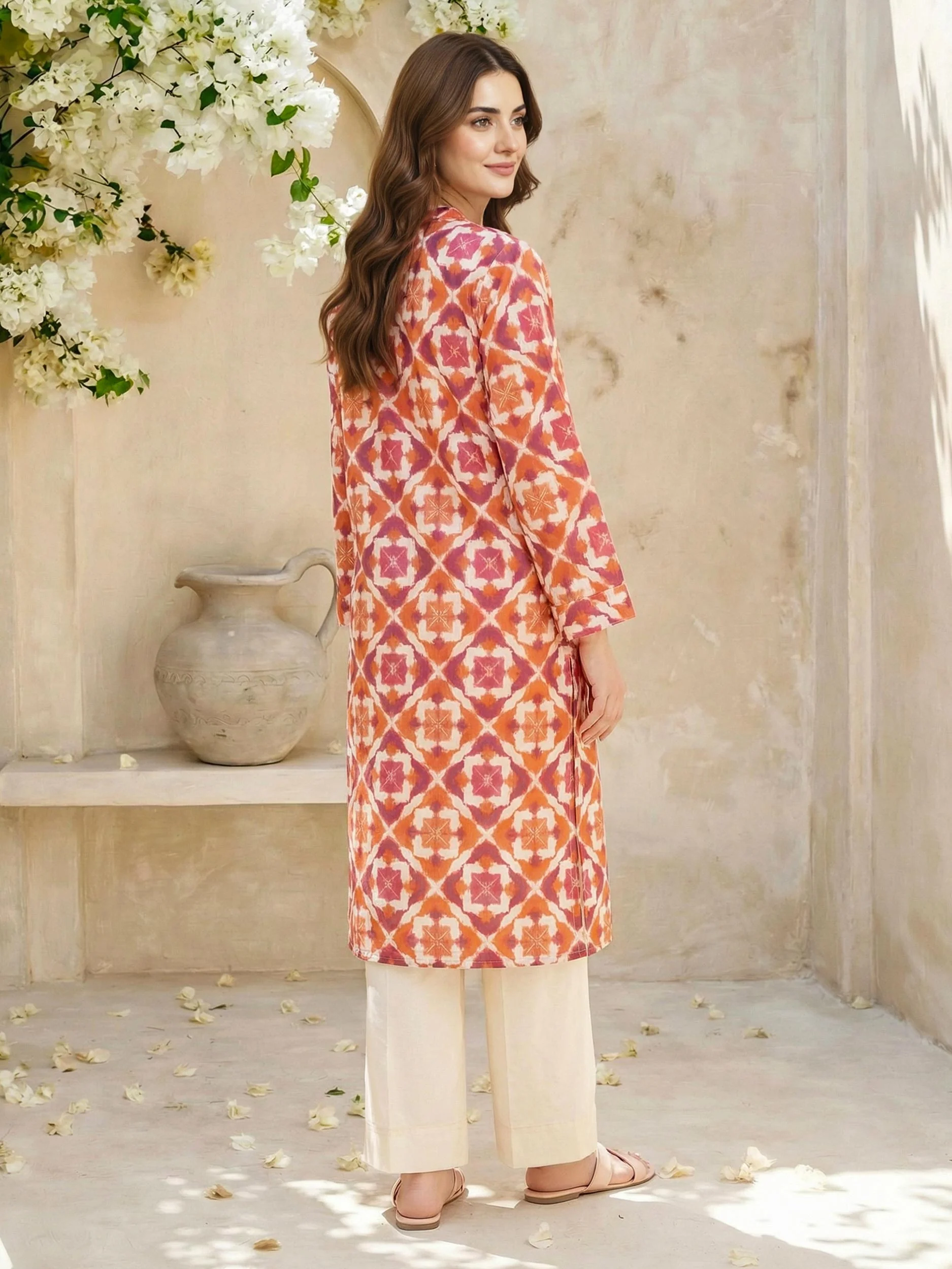 Lawn Suit- Printed (Unstitched) - Image 4