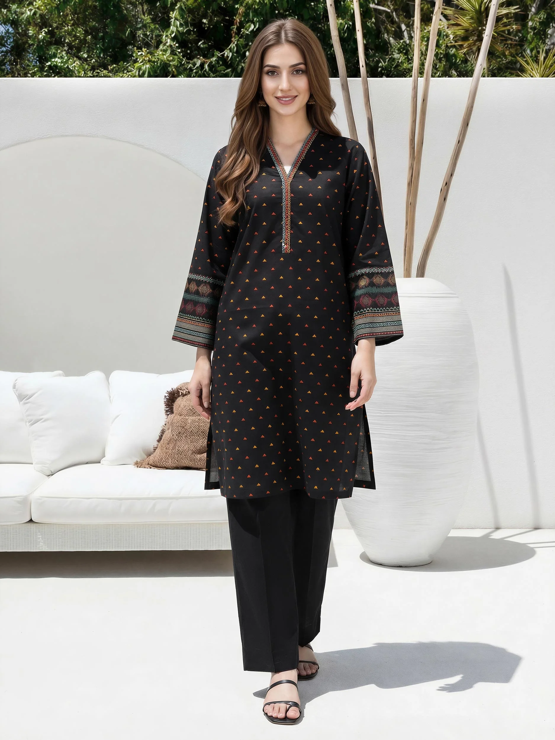 Lawn Shirt (Unstitched) - Image 2