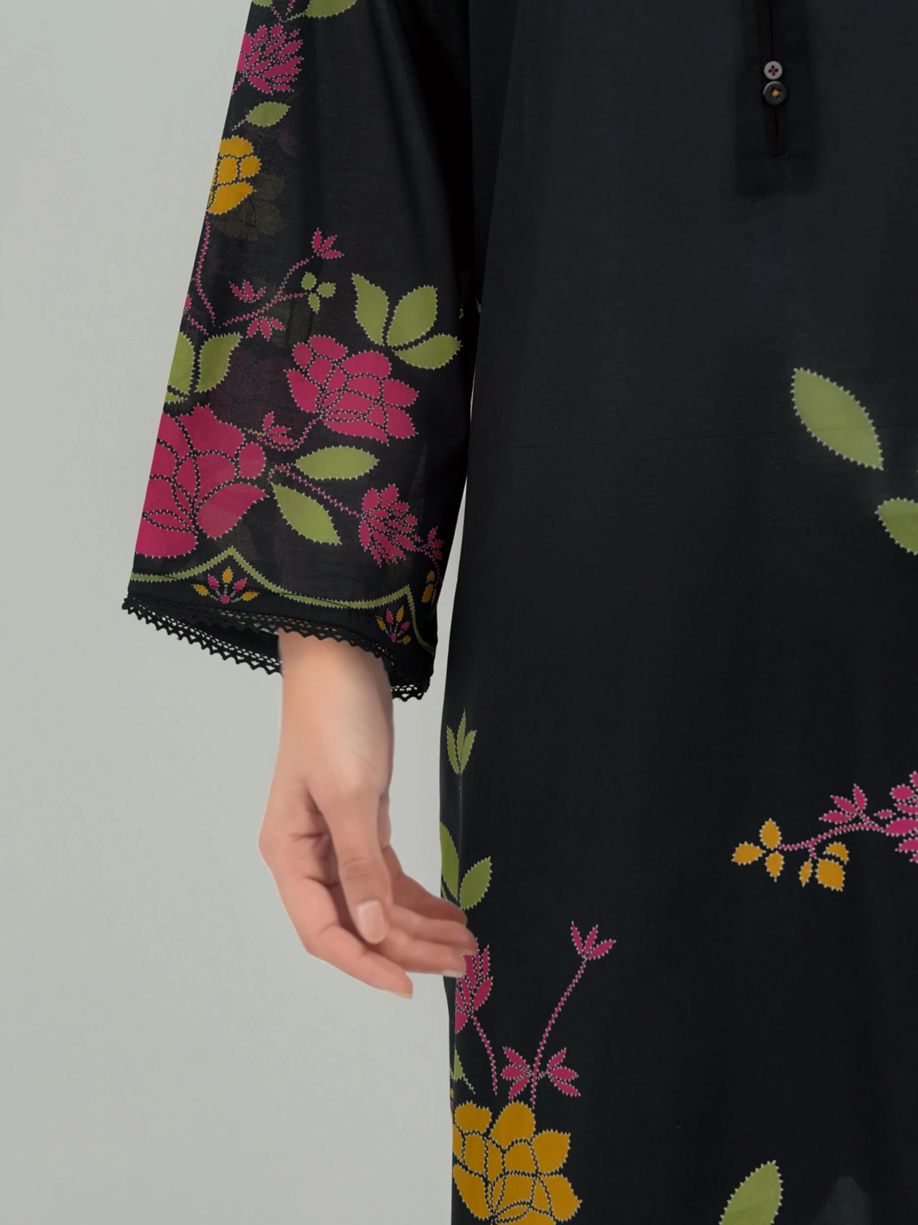 2 Piece Lawn Suit- Printed (Unstitched) - Image 5