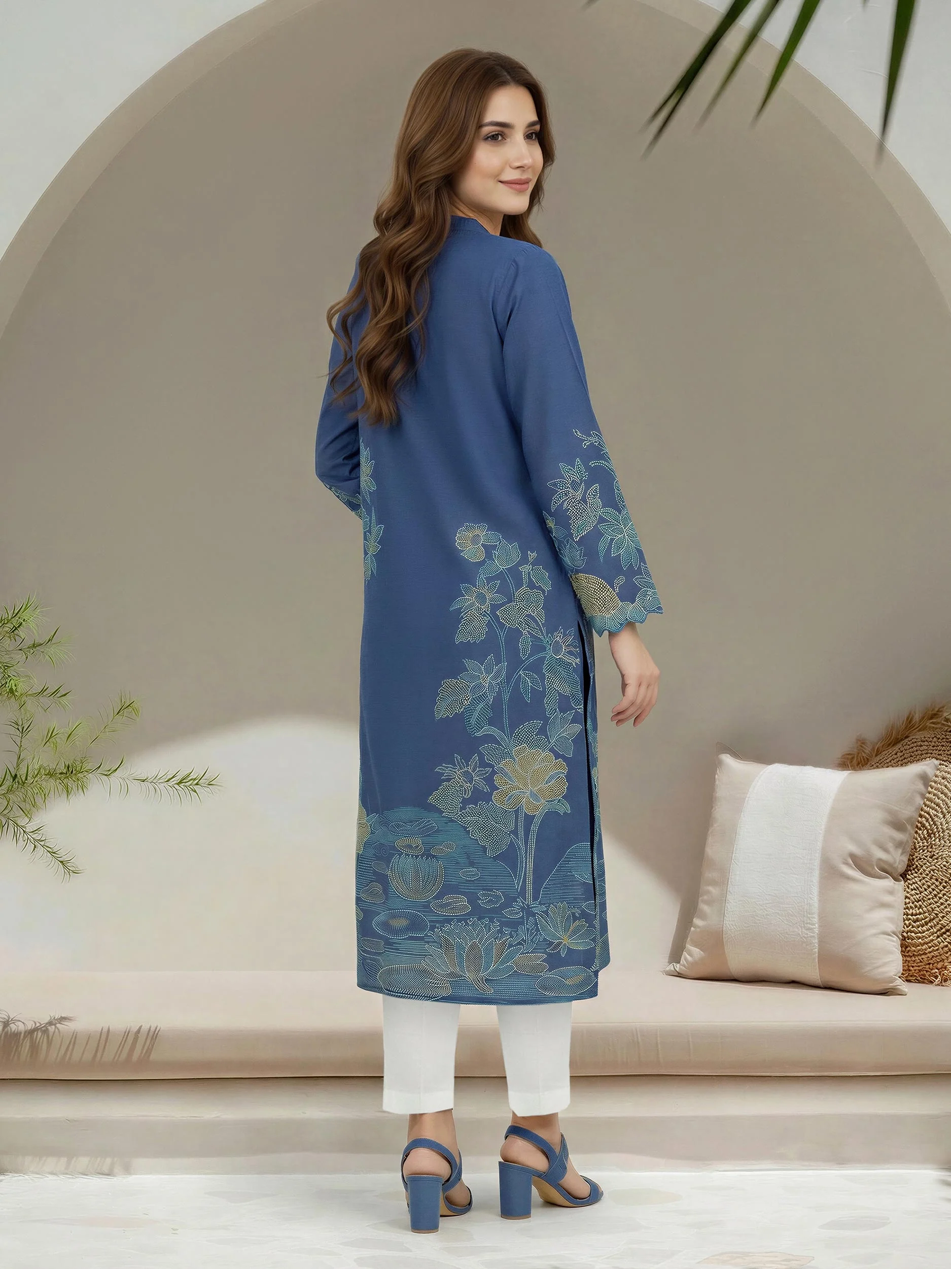 Lawn Shirt- Printed (Unstitched) - Image 2