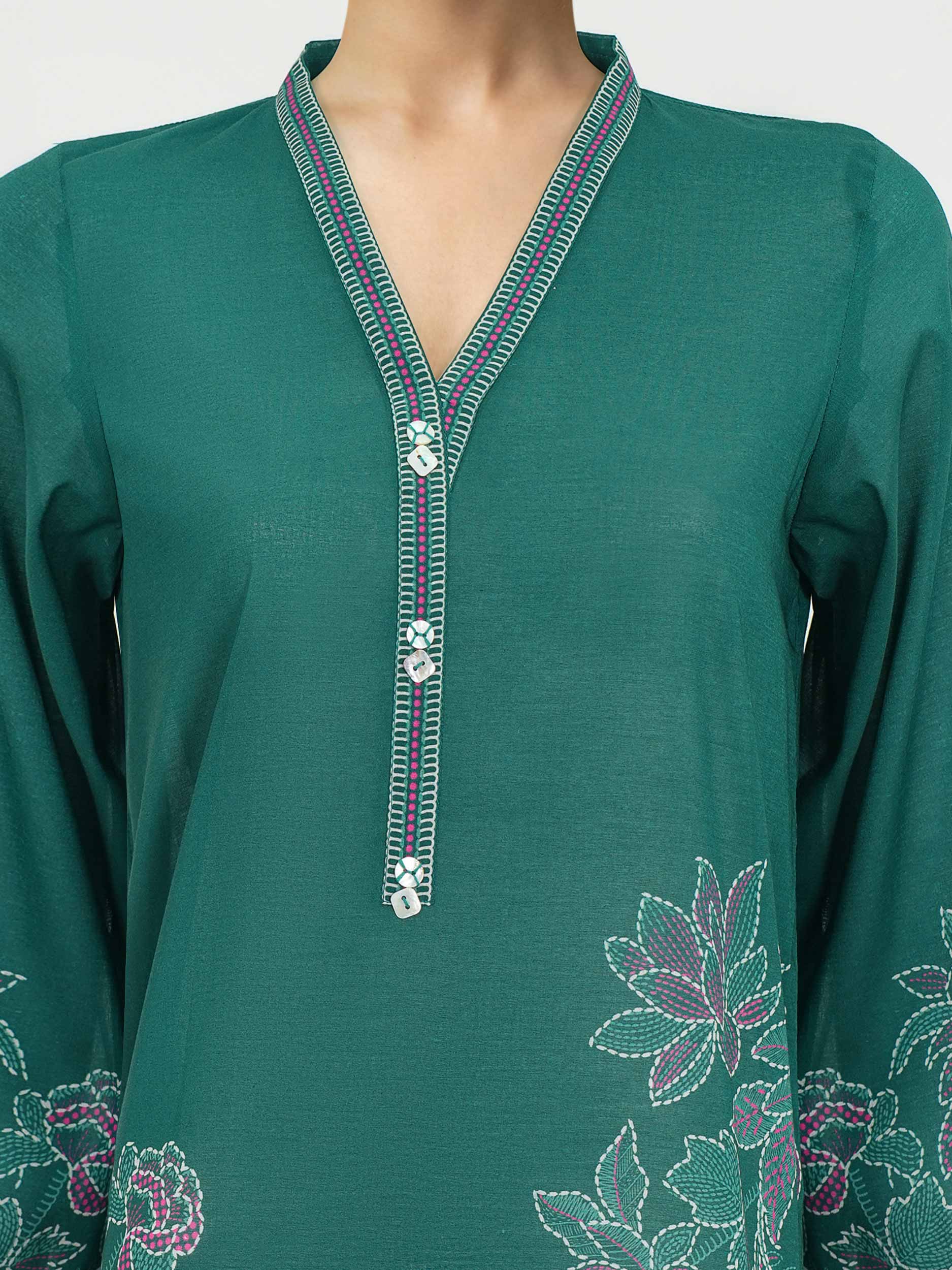 Lawn Shirt- Printed (Unstitched) - Image 4