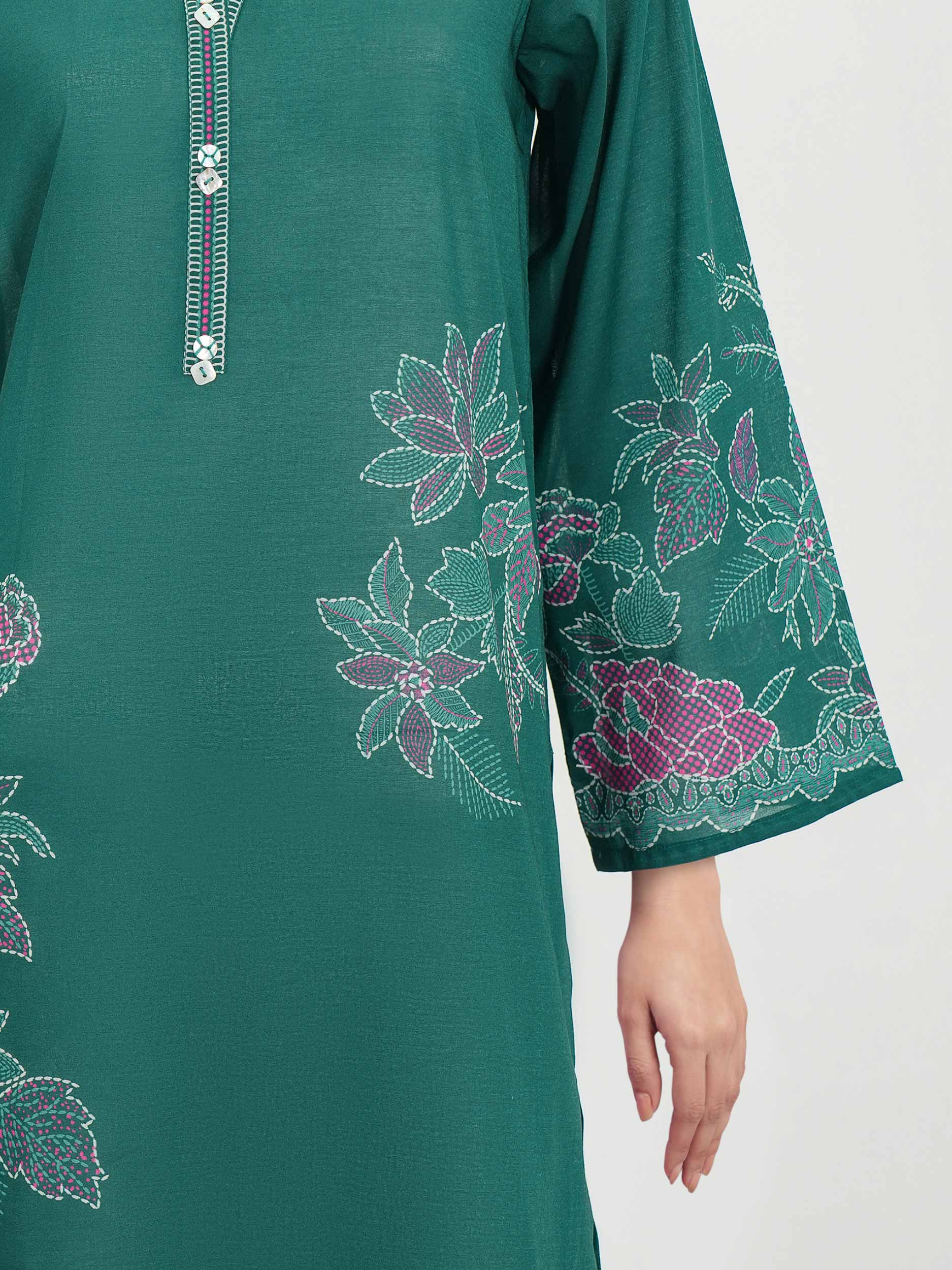 Lawn Shirt- Printed (Unstitched) - Image 5
