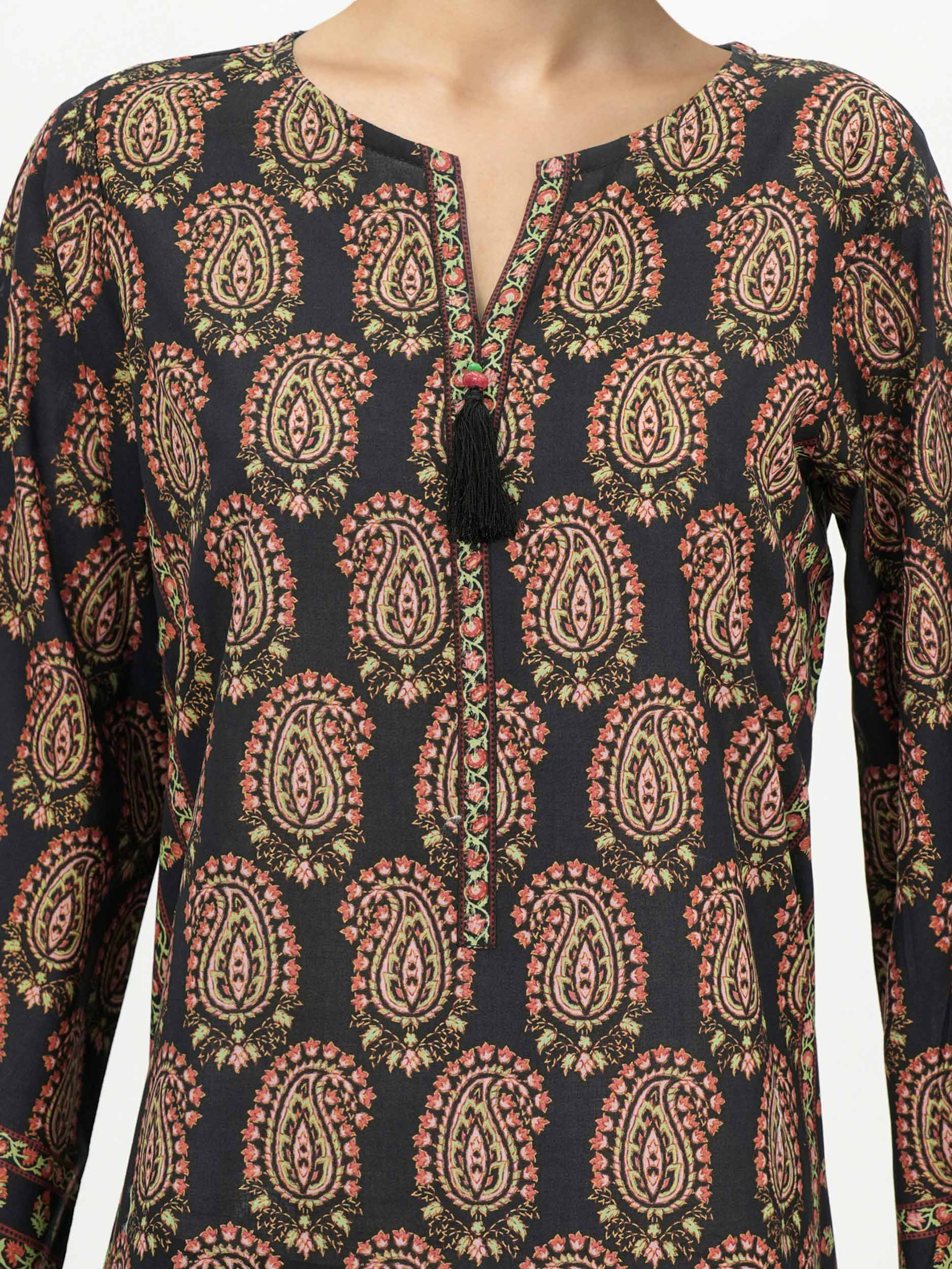 3 Piece Lawn Suit (Unstitched) - Image 4