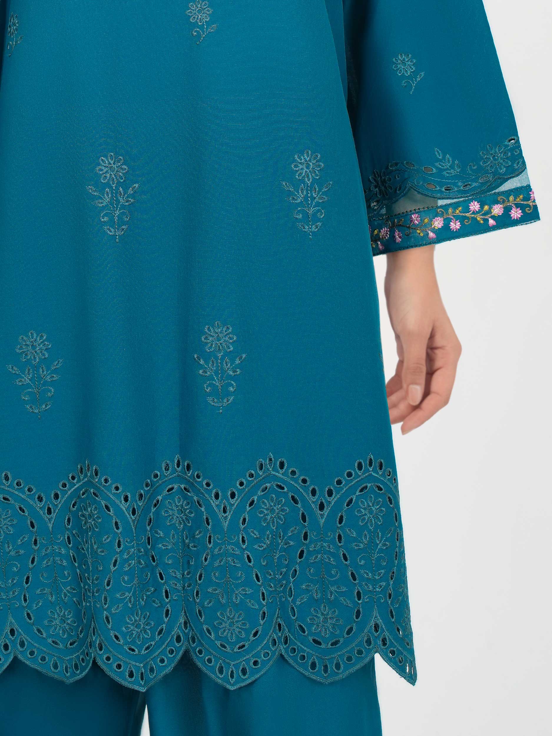 3 Piece Lawn Suit-Embroidered (Unstitched) - Image 5