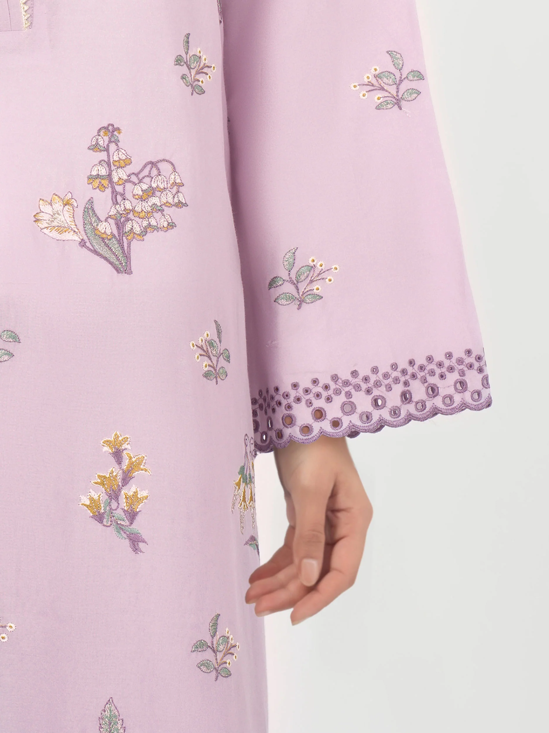 3 Piece Lawn Suit- Embroidered (Unstitched) - Image 5