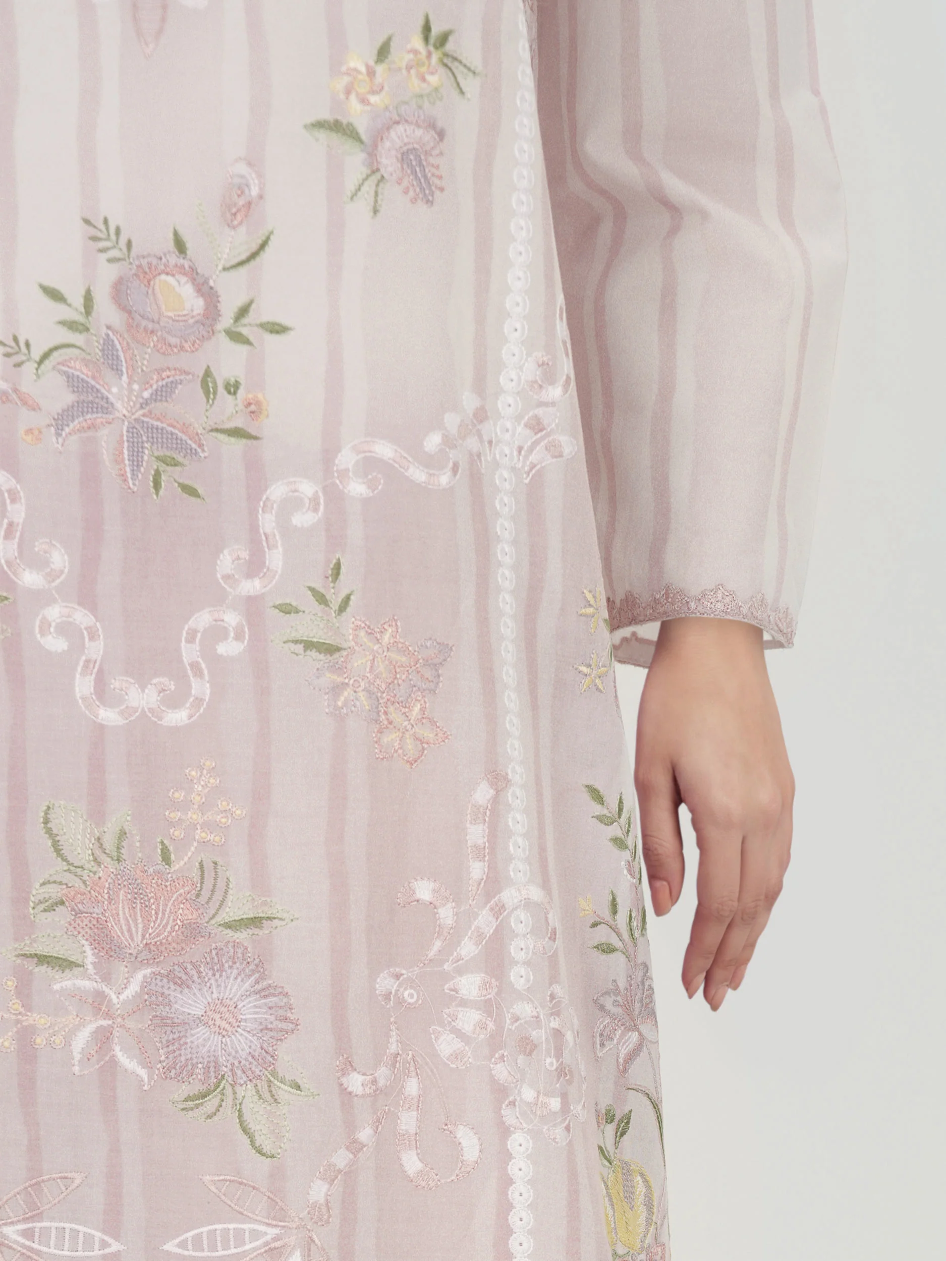 3 Piece Lawn Suit- Embroidered (Unstitched) - Image 5
