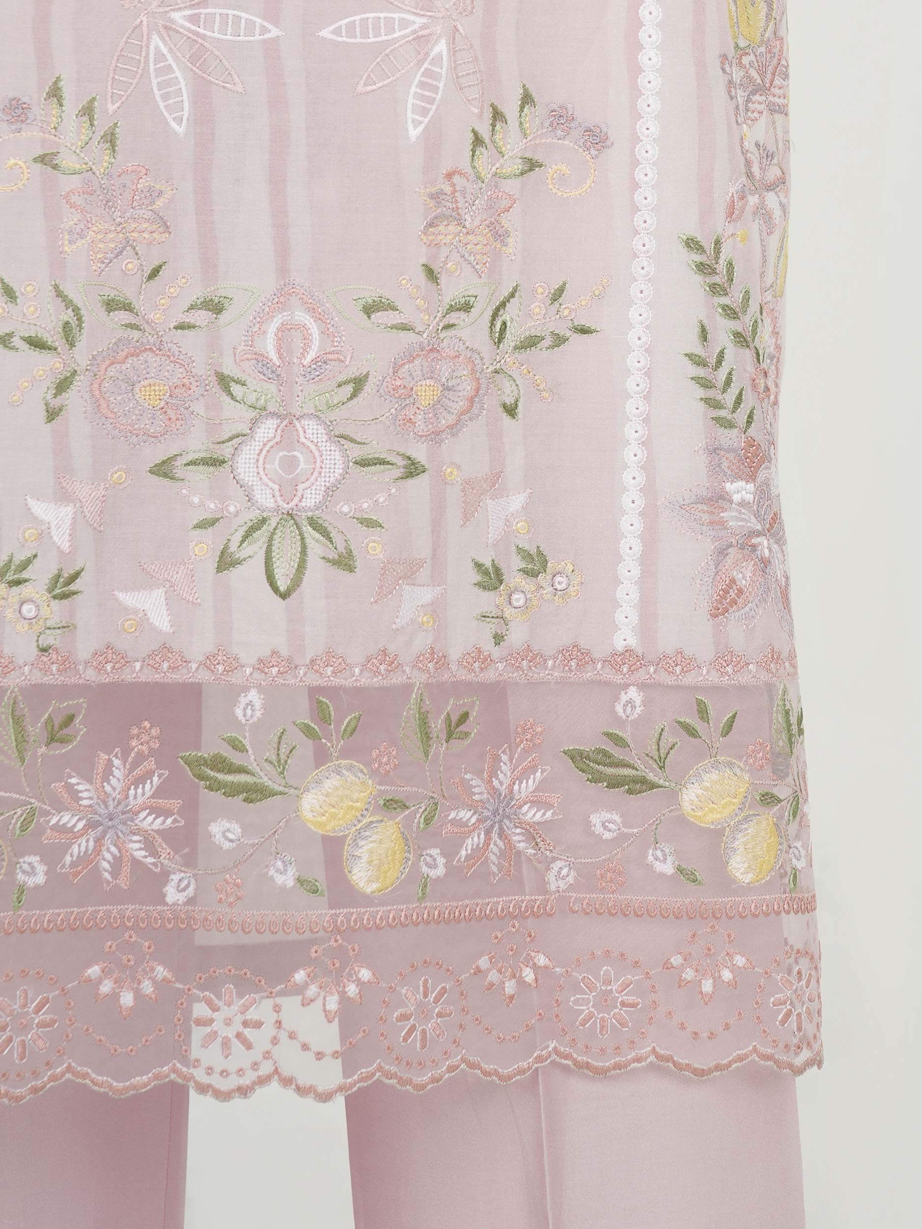3 Piece Lawn Suit- Embroidered (Unstitched) - Image 6