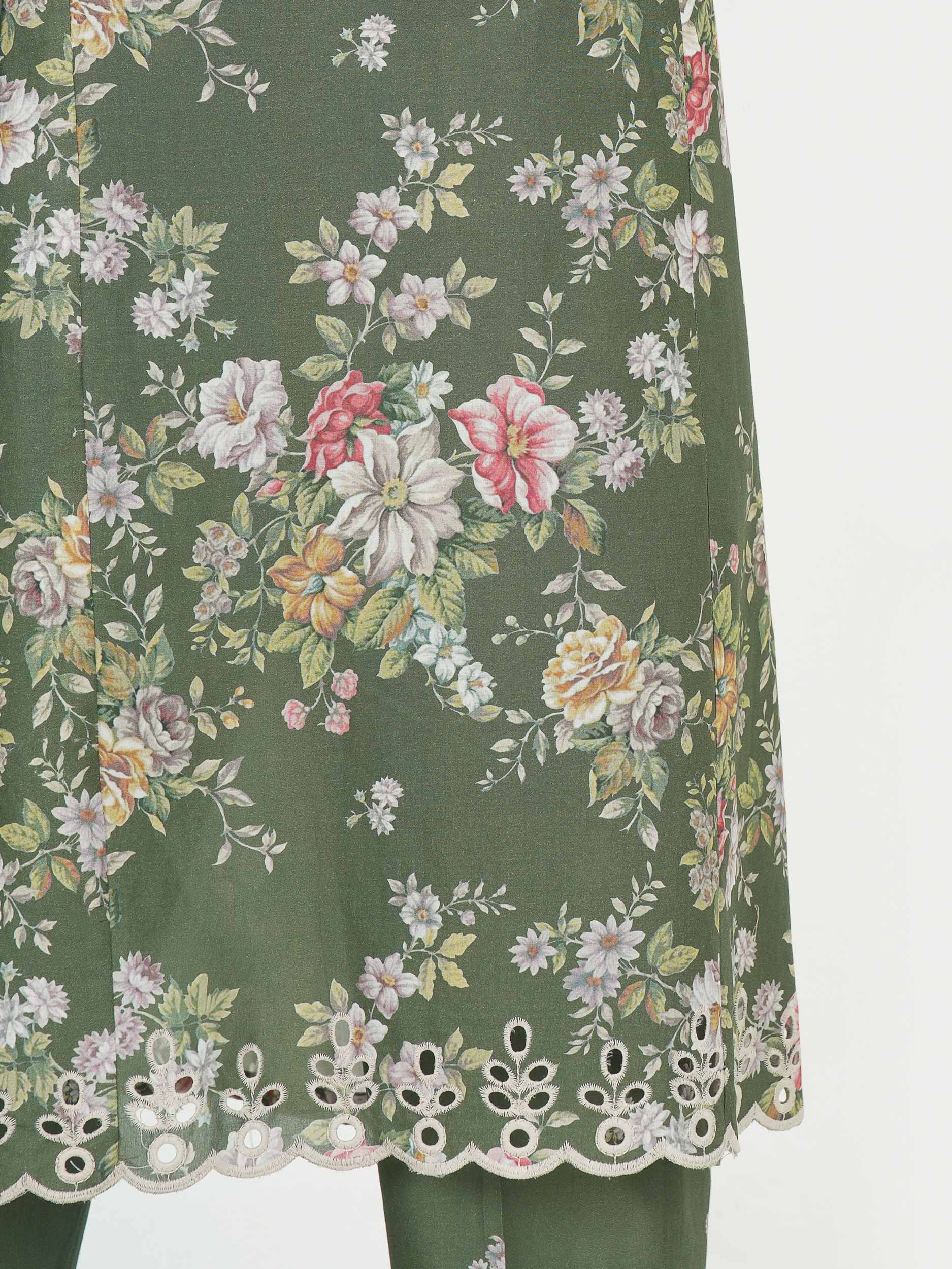 3 Piece Lawn Suit- Embroidered (Unstitched) - Image 6