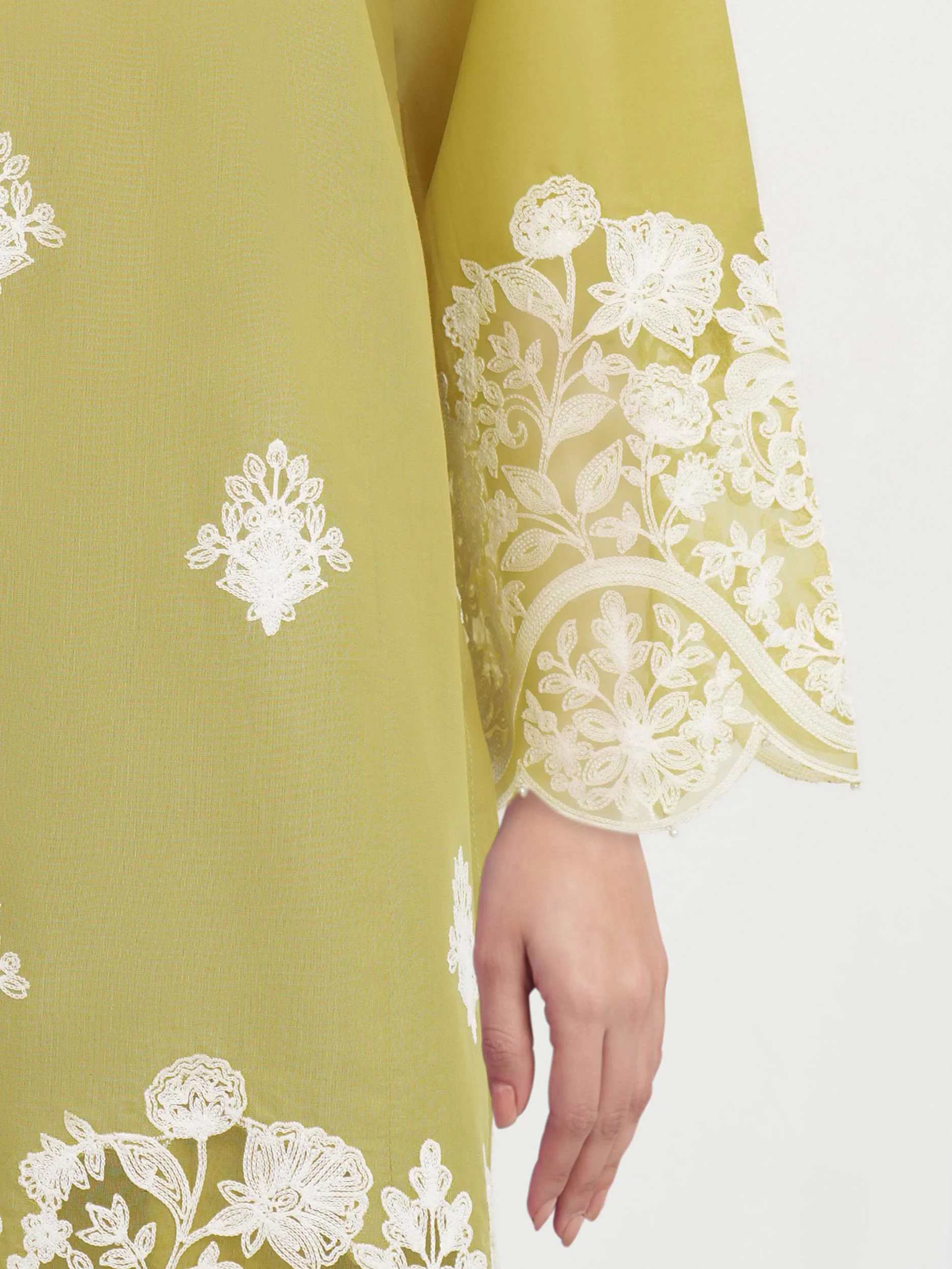 3 Piece Lawn Suit-Embroidered (Unstitched) - Image 4