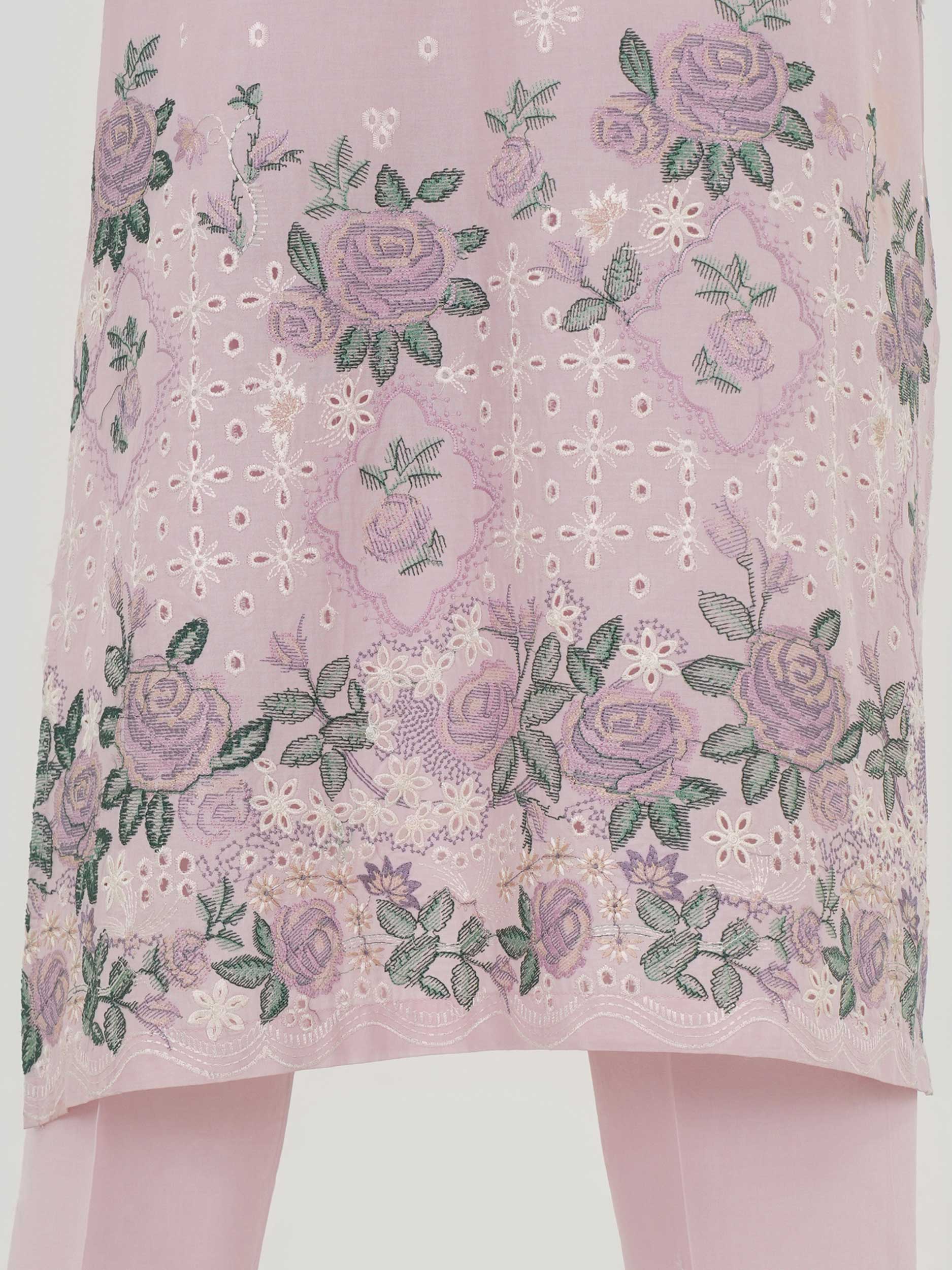 3 Piece Lawn Suit- Embroidered (Unstitched) - Image 6