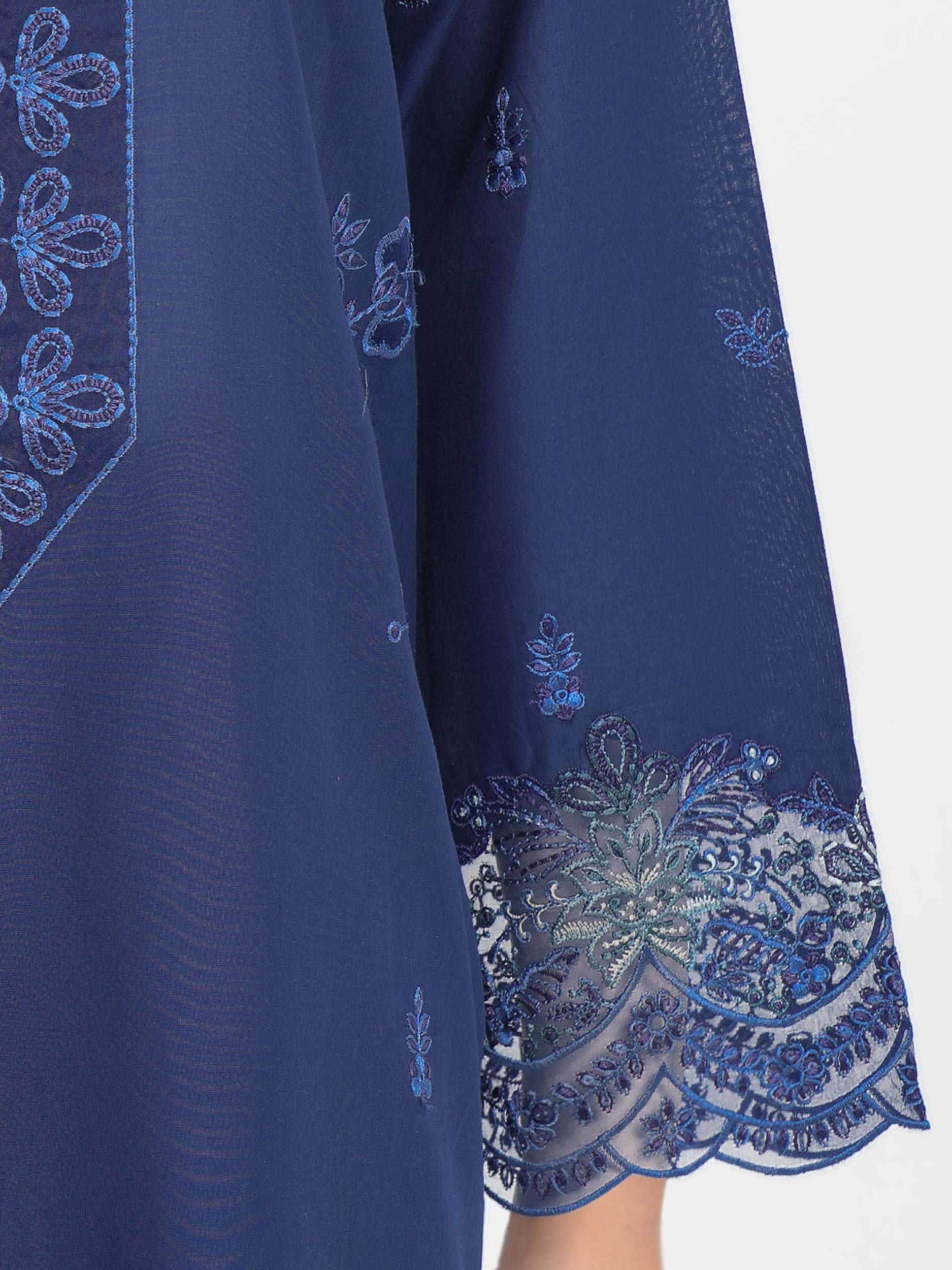 3 Piece Lawn Suit-Embroidered (Unstitched) - Image 9