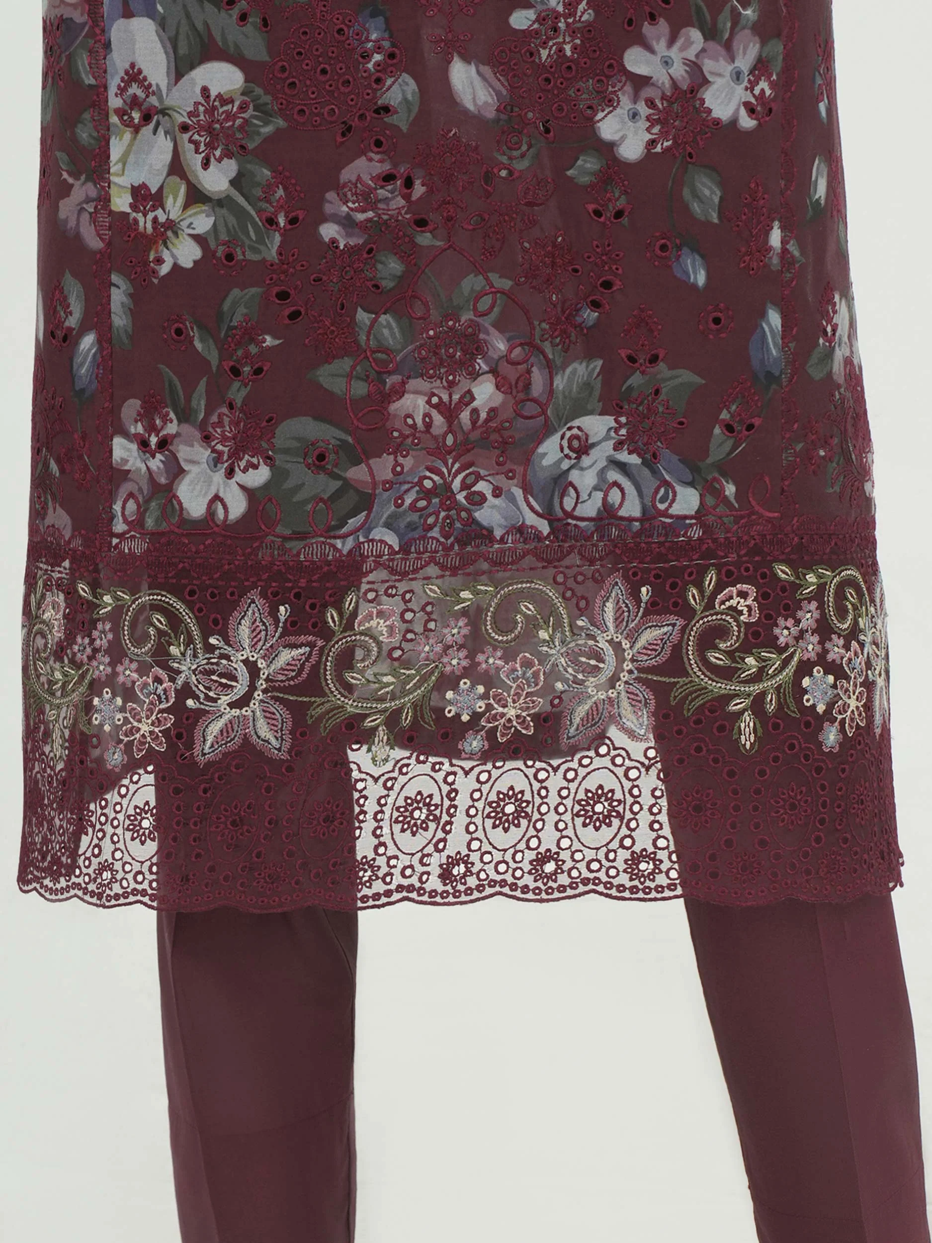 3 Piece Lawn Suit- Embroidered (Unstitched) - Image 6