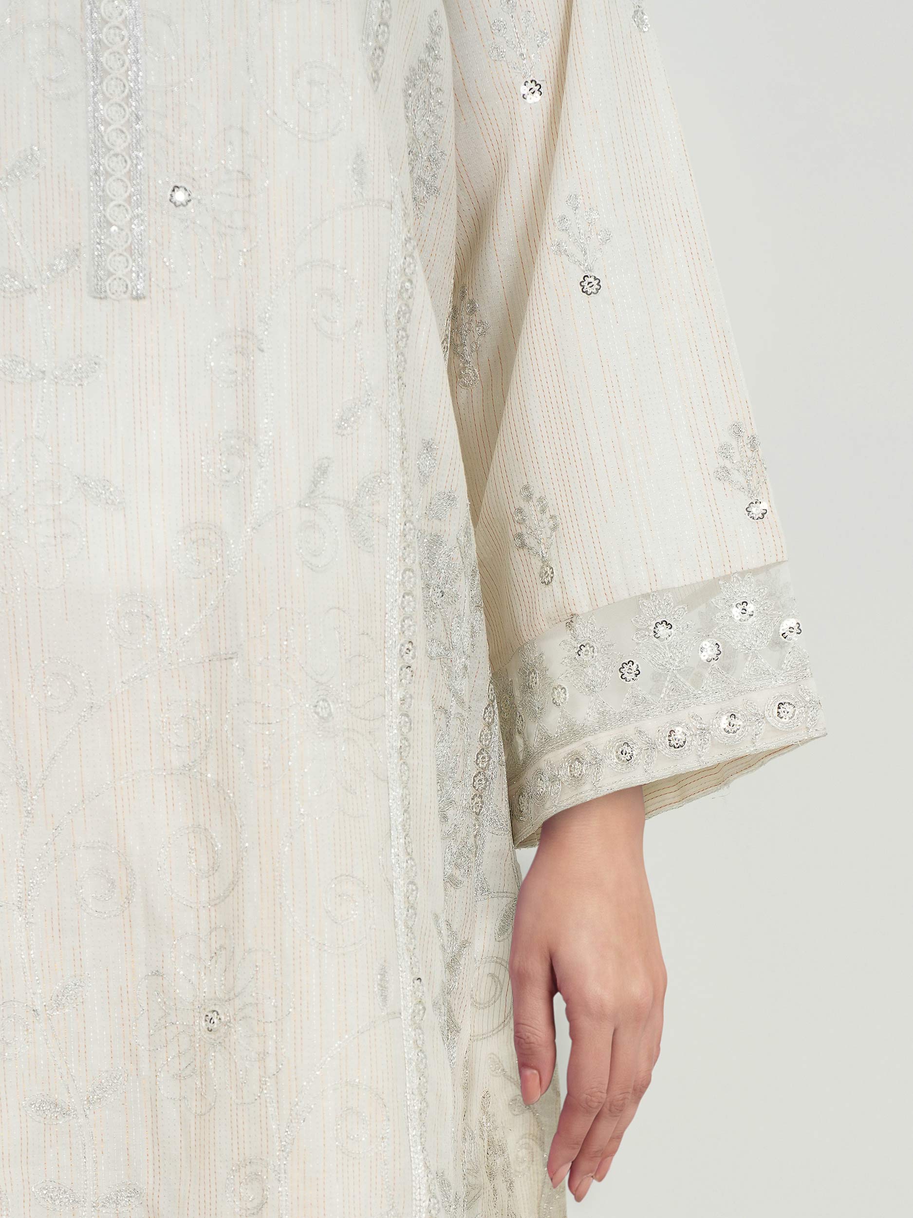 3 Piece Lawn Massuri Suit- Embroidered (Unstitched) - Image 6