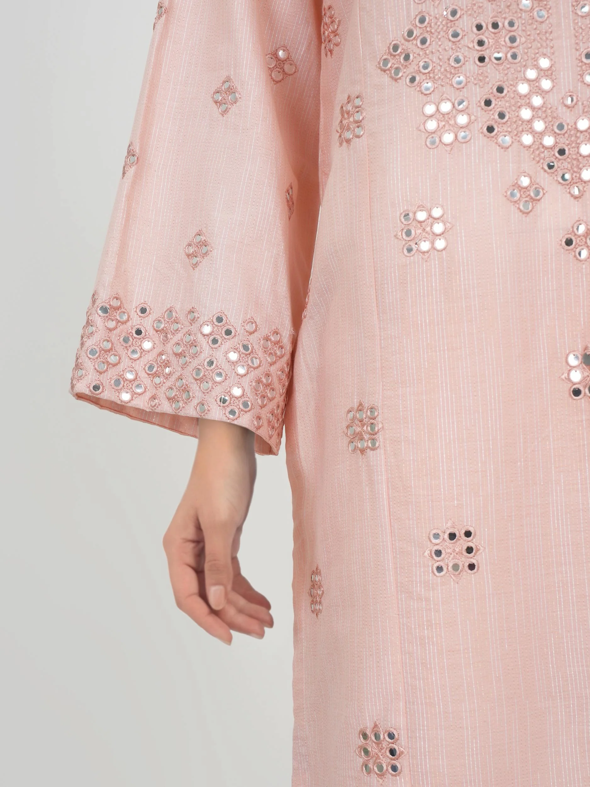 3 Piece Lawn Massouri Suit- Embroidered (Unstitched) - Image 5