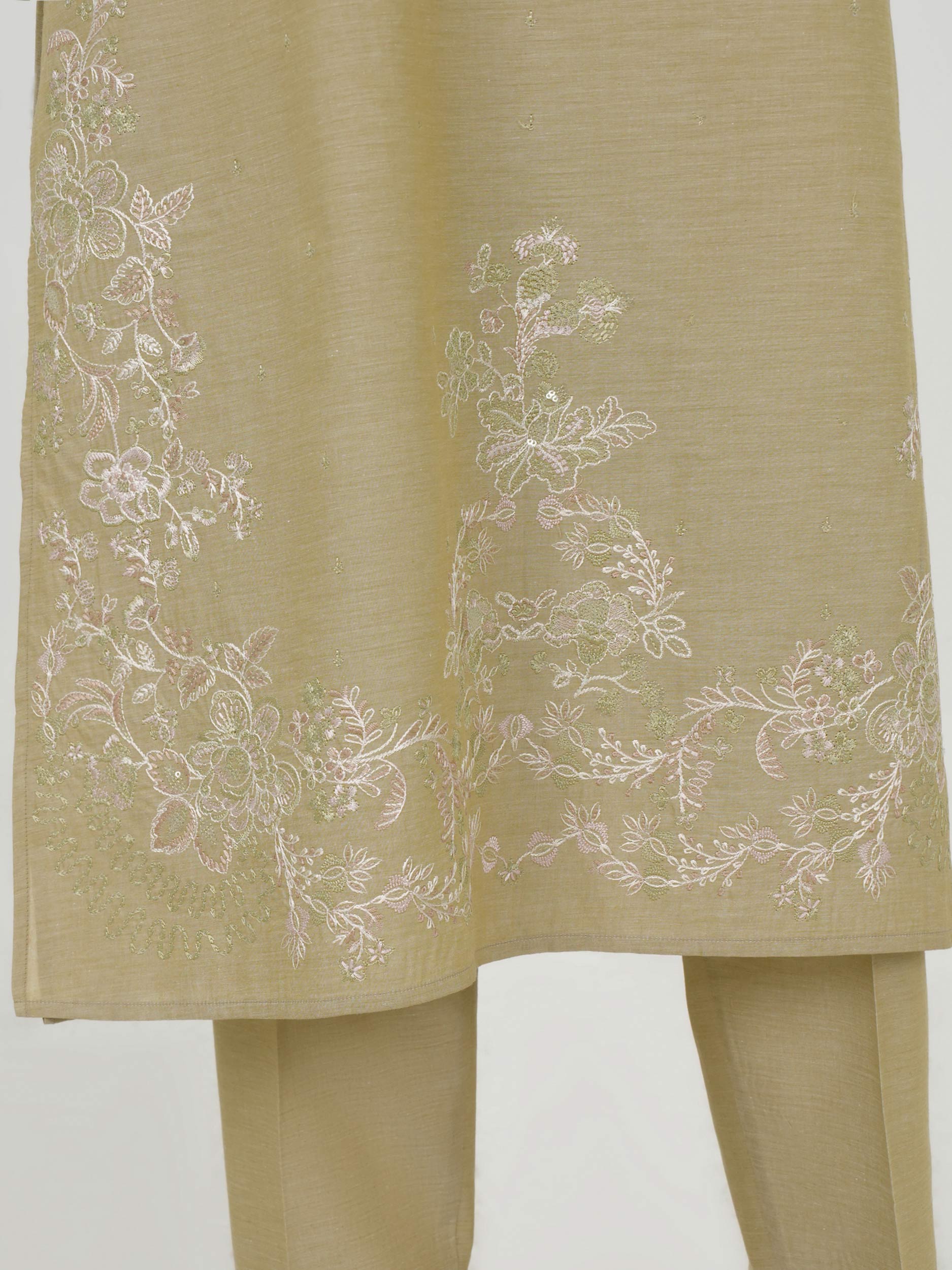 3 Piece Lawn Suit-  Embroidered (Unstitched) - Image 6