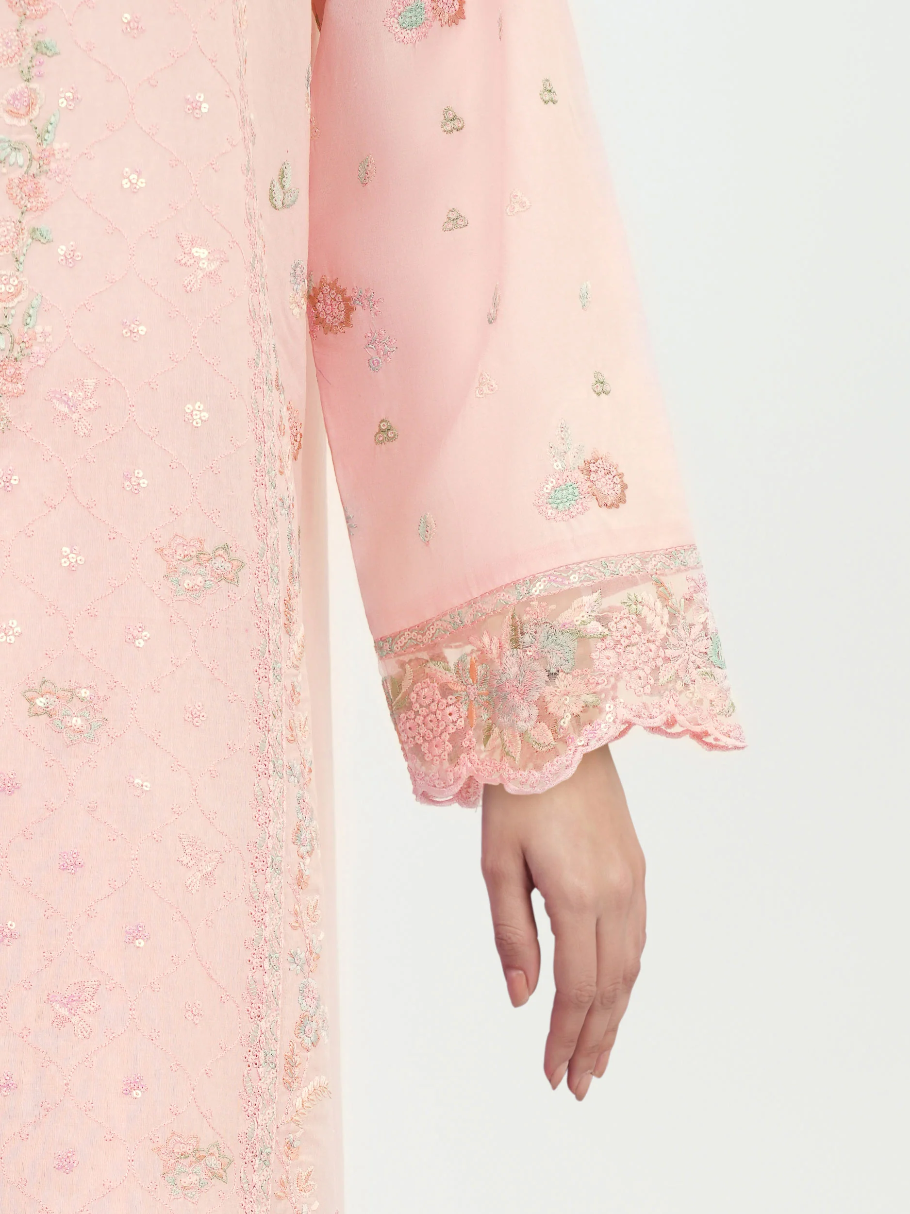3 Piece Lawn Suit-Embroidered (Unstitched) - Image 5