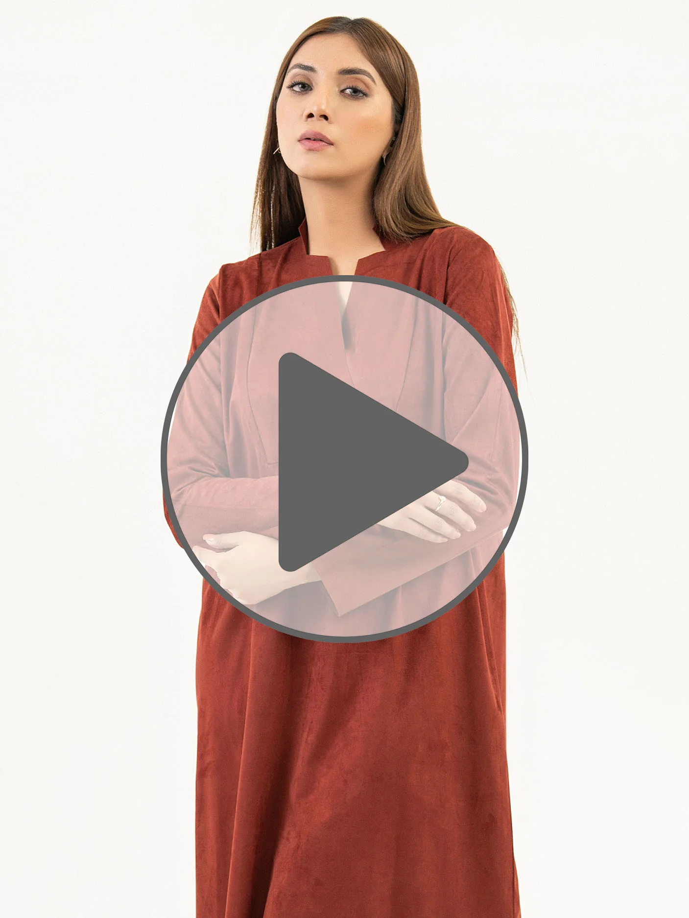 Dyed Suede Dress - Image 7
