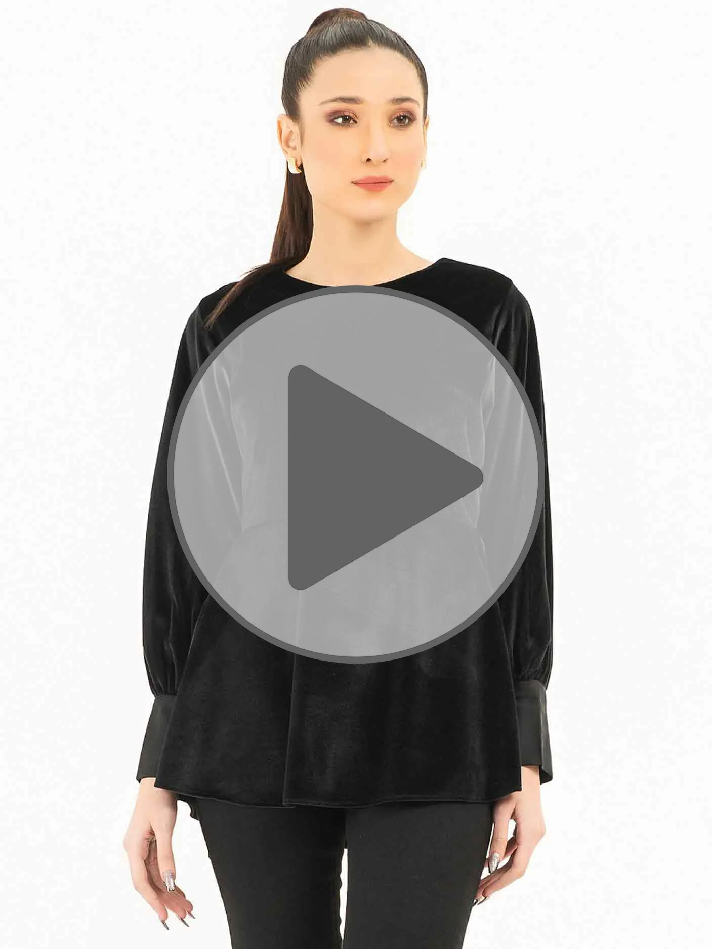 Dyed Velvet Top - Image 6