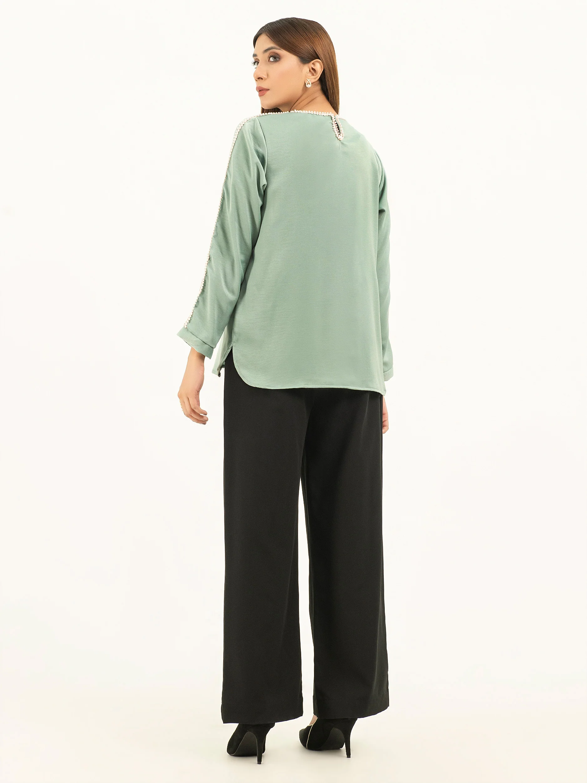 Embellished Viscose Top - Image 4