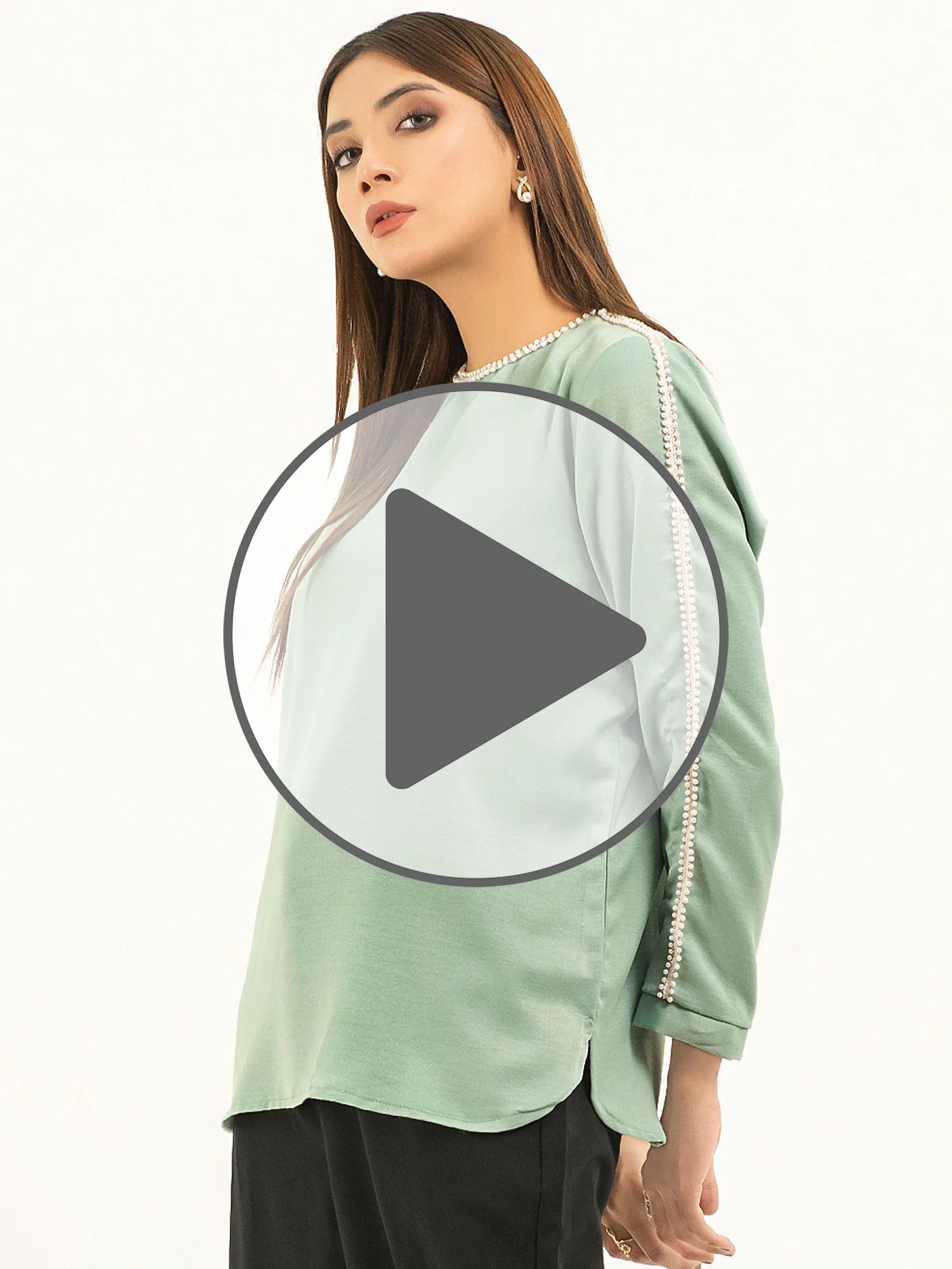 Embellished Viscose Top - Image 6
