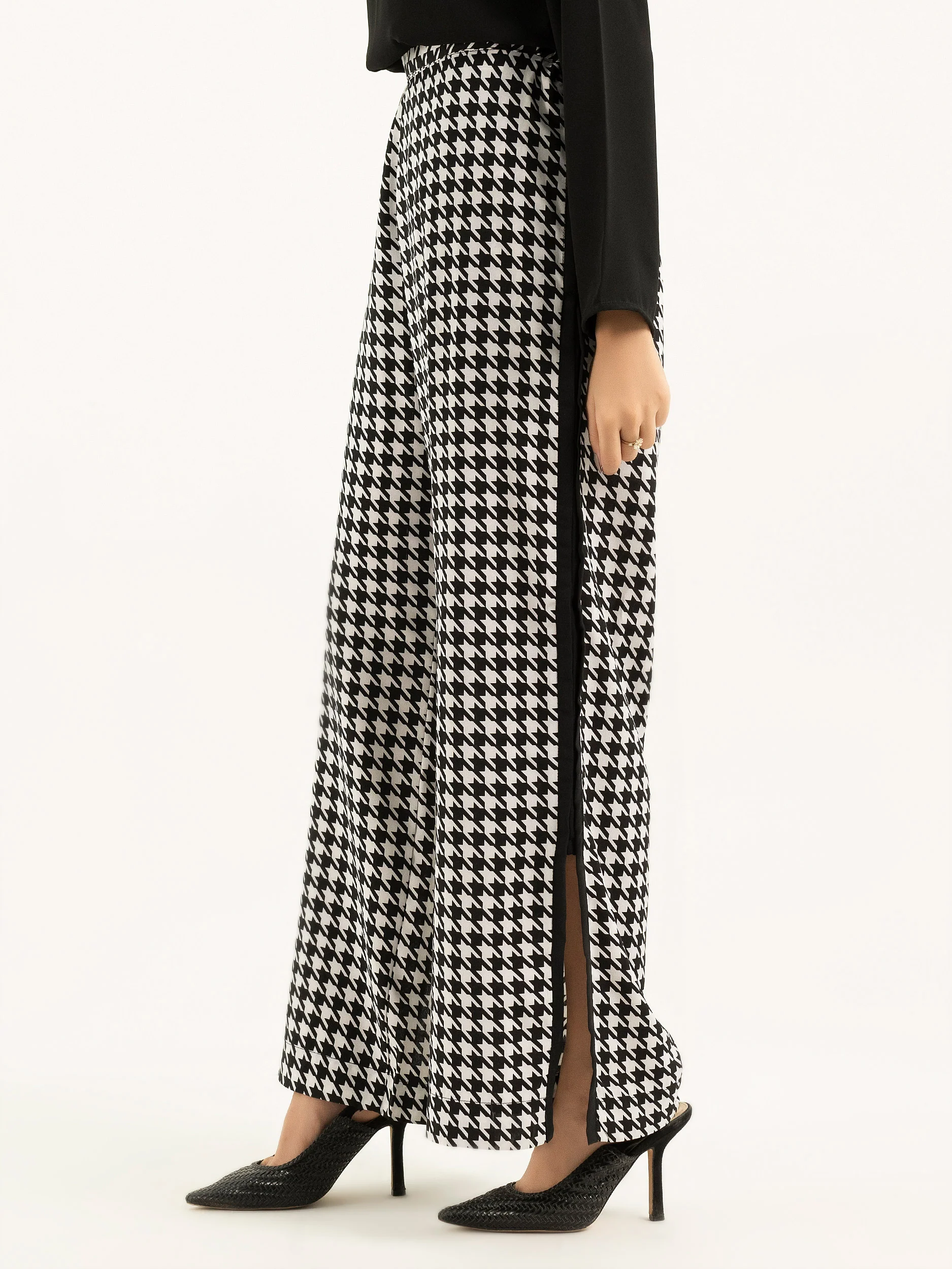 Printed Polyester Pants - Image 3