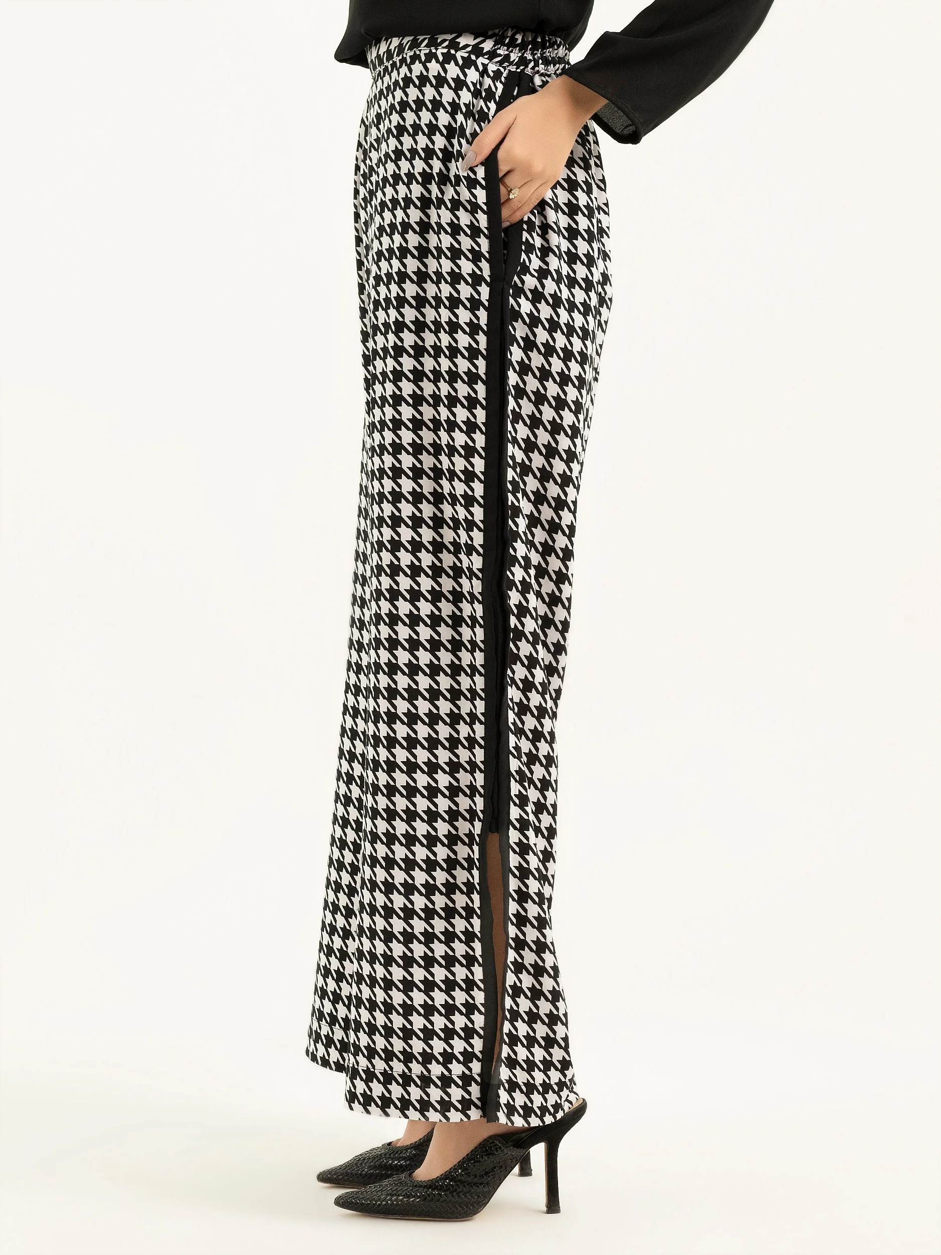 Printed Polyester Pants - Image 4