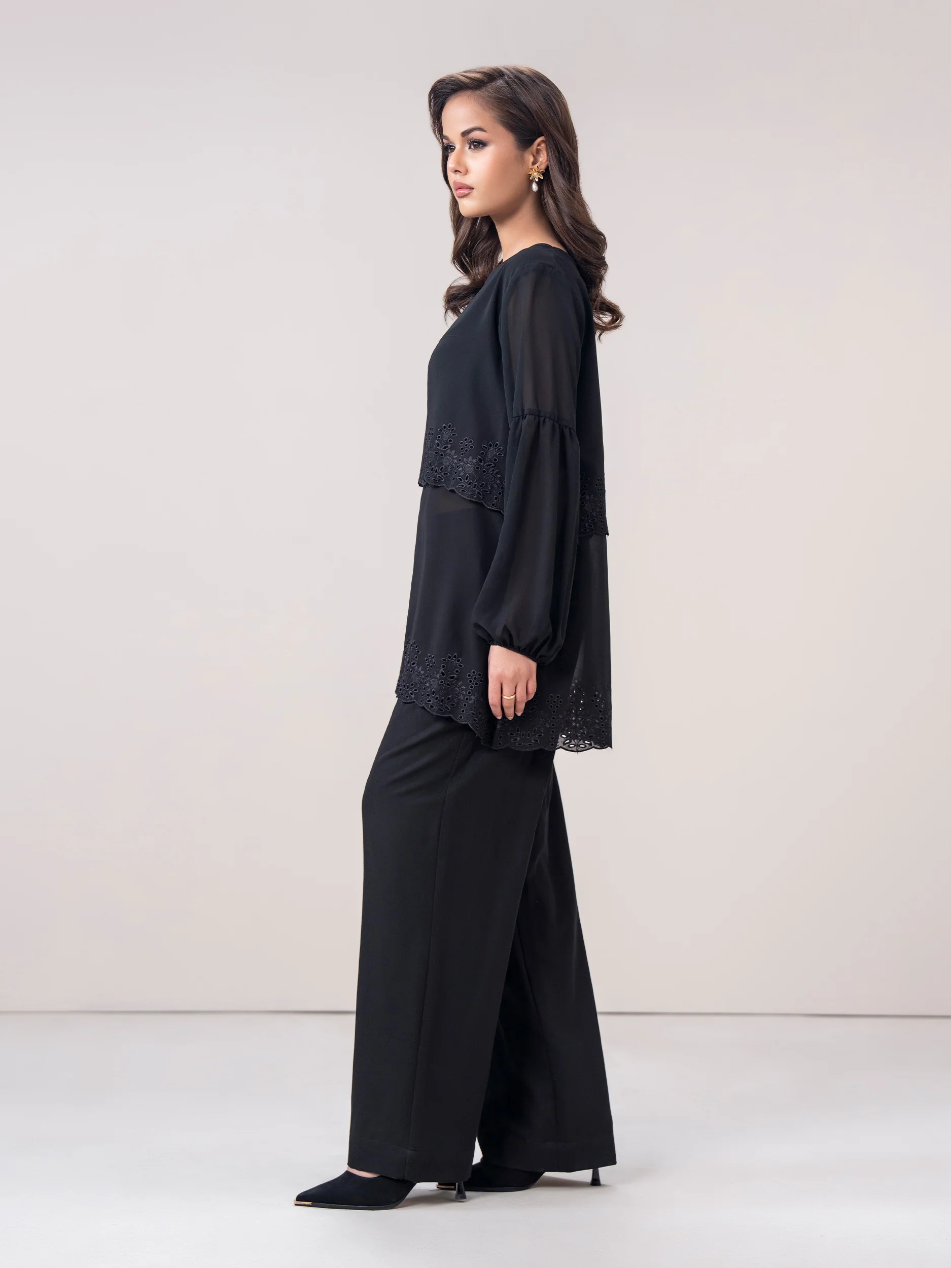 Chiffon Top- Embroidered - Image 3