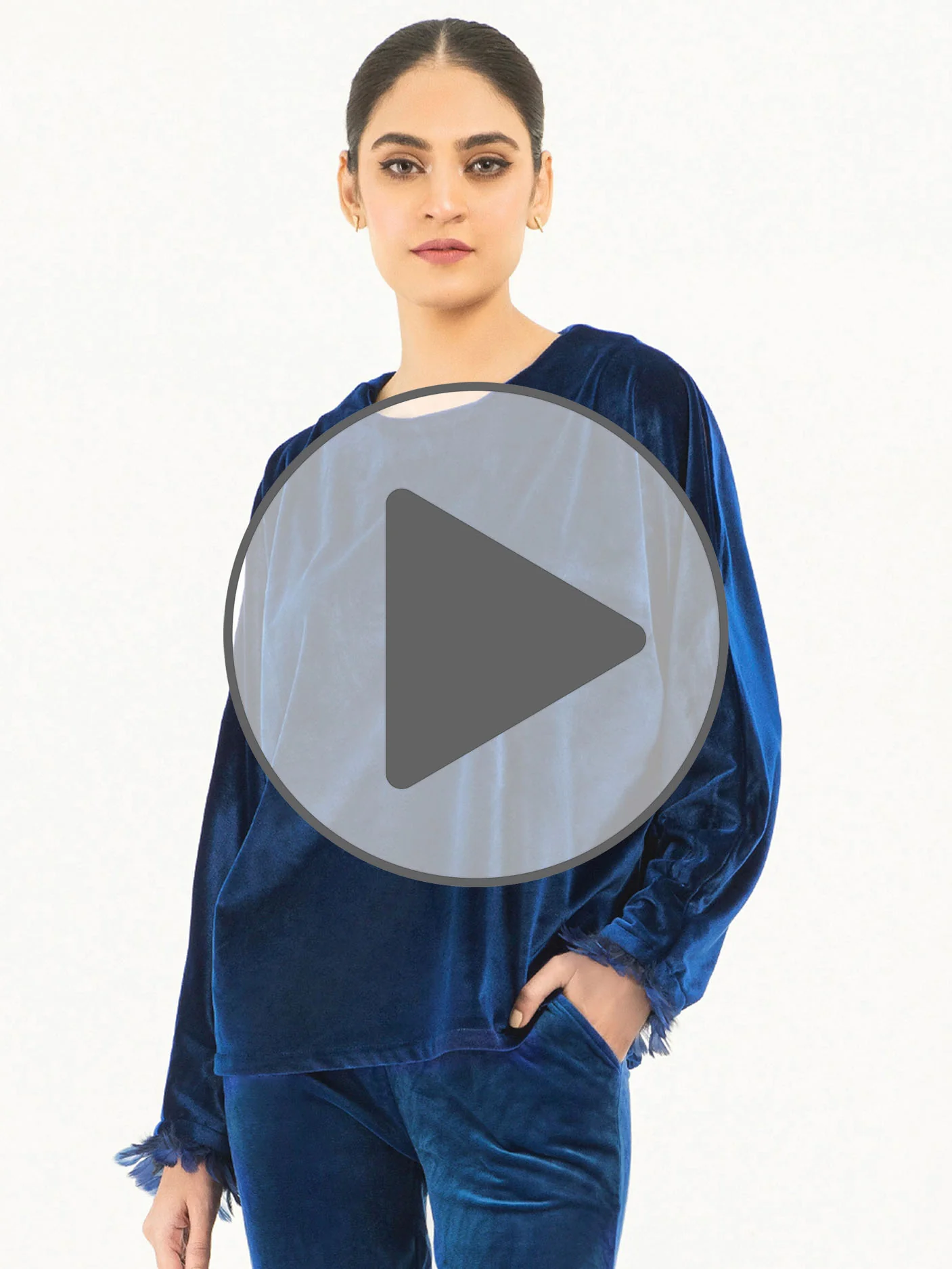 Dyed Velvet Top - Image 6