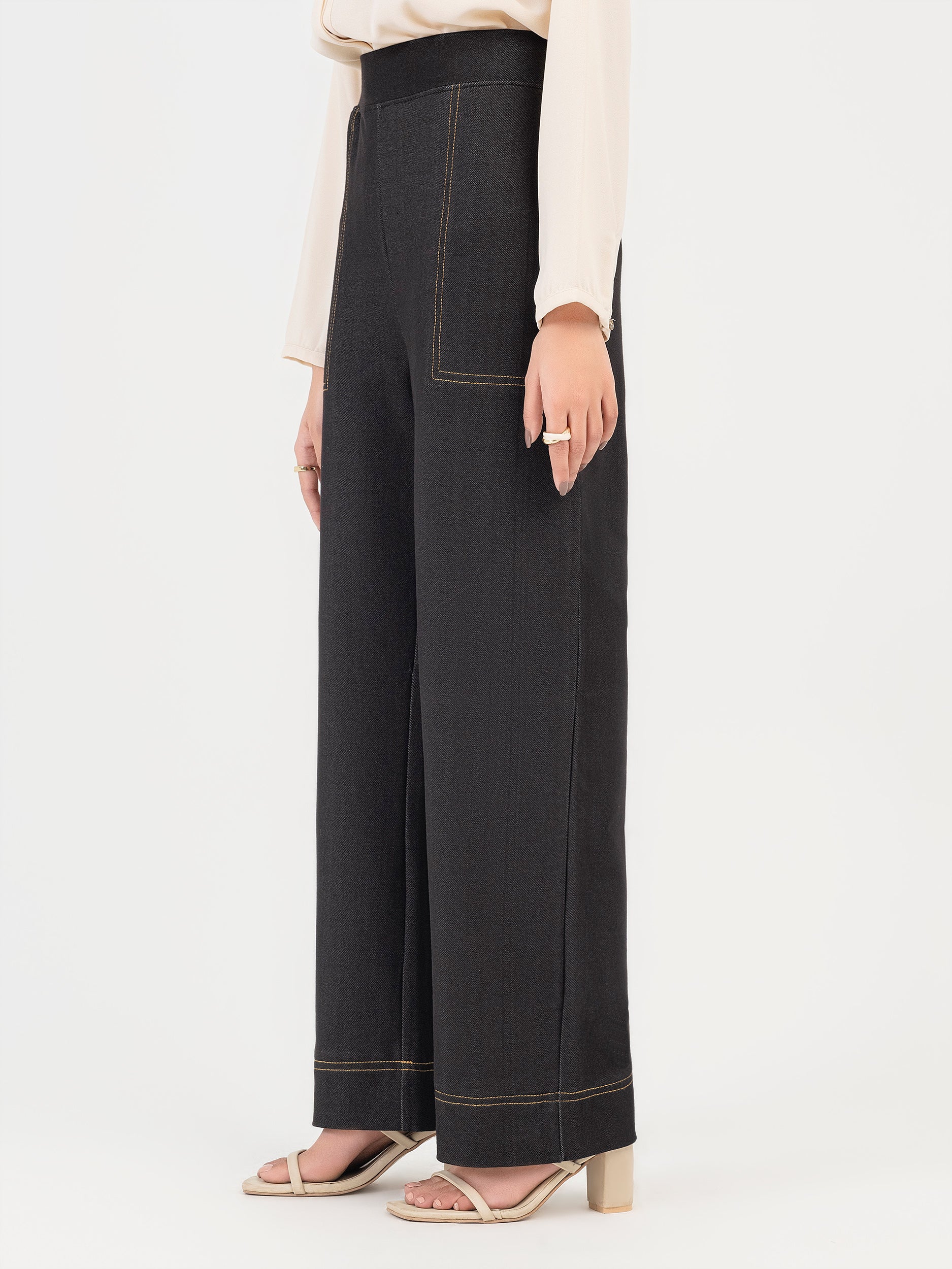 Dyed Jersey Pants - Image 4