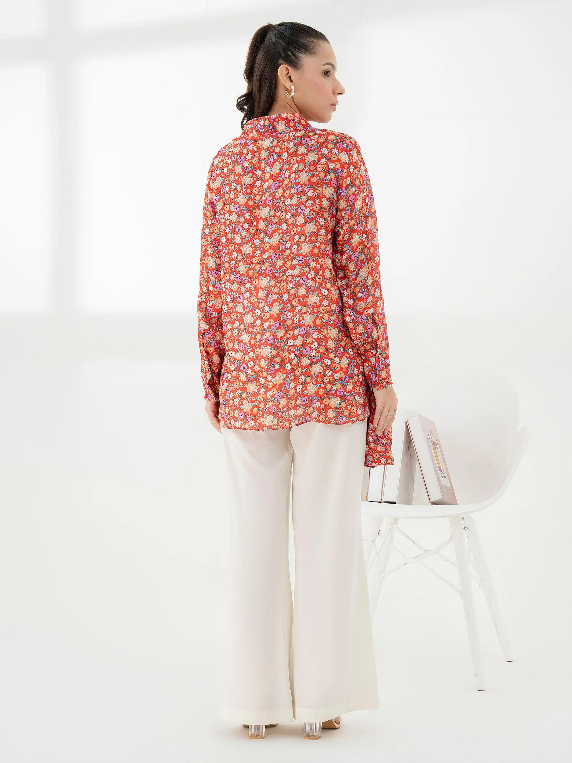 Printed Silk Top - Image 5